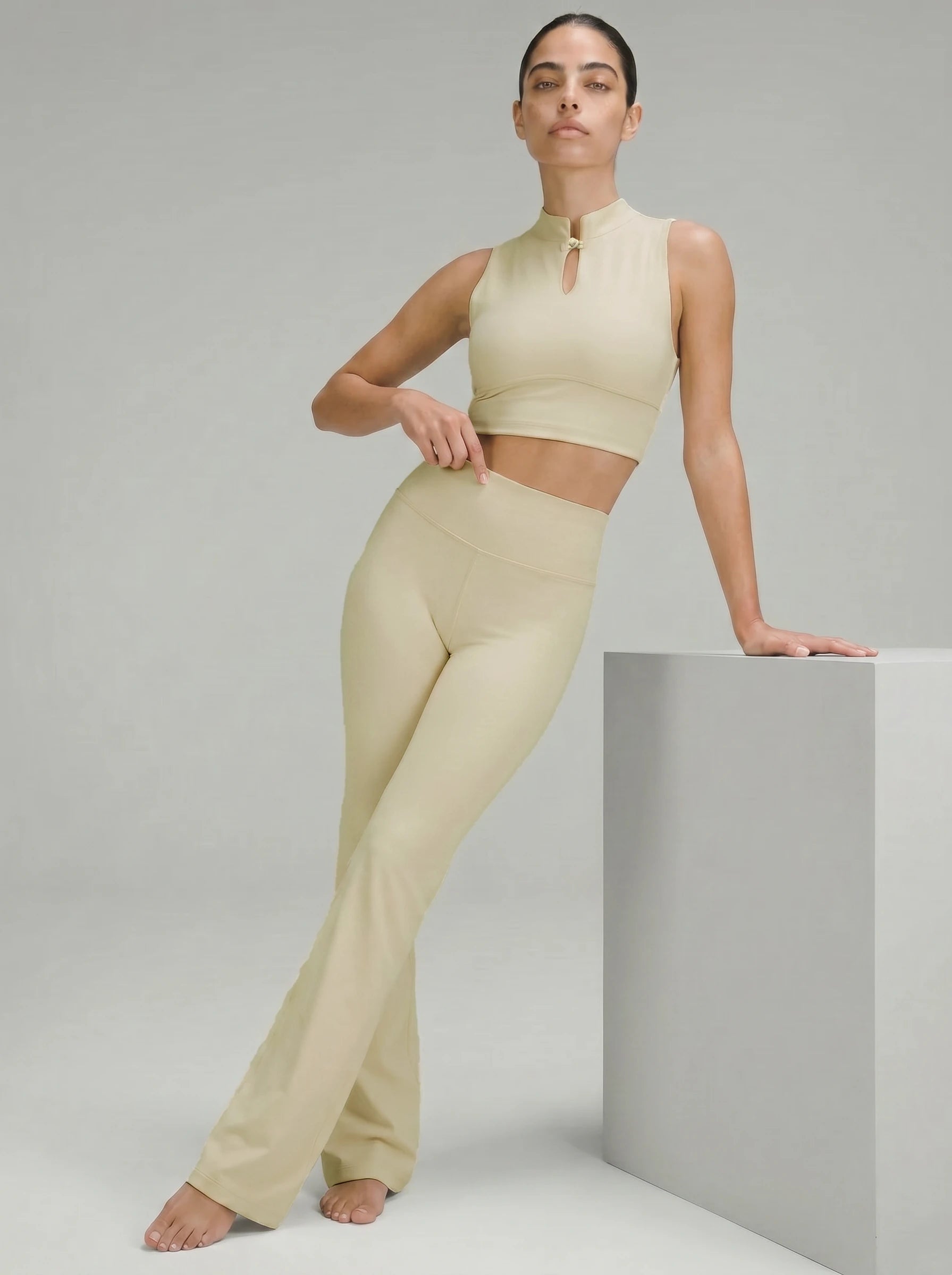 Eunfew Aura Flow Pant | Second-Skin High-Waisted Wide-Leg Yoga Pant EUNFEW