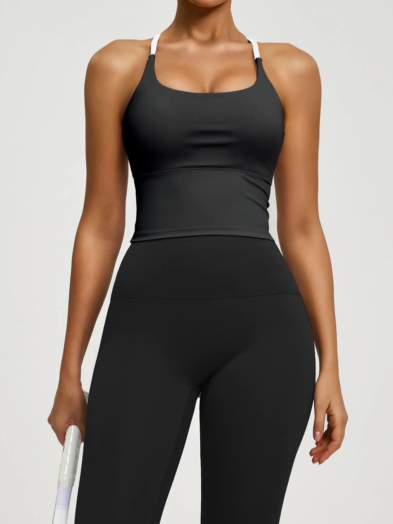 Eunfew Padded Naked-Feel Yoga Bra Tank Top EUNFEW