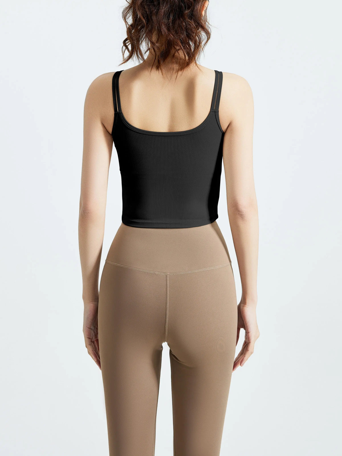 Eunfew Striped U-Back Yoga Bra EUNFEW