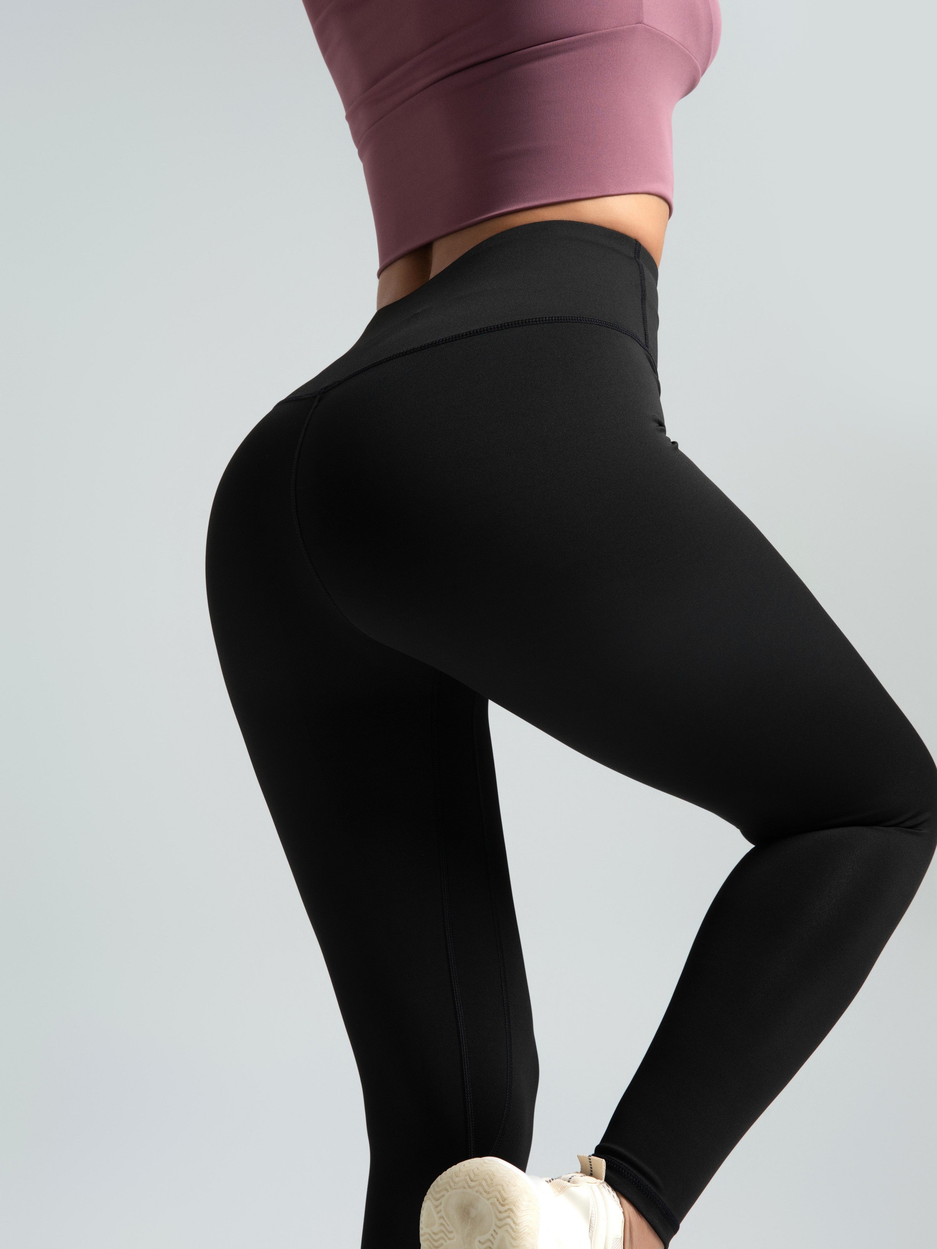 Eunfew Elastic Peach Lift Yoga Leggings EUNFEW