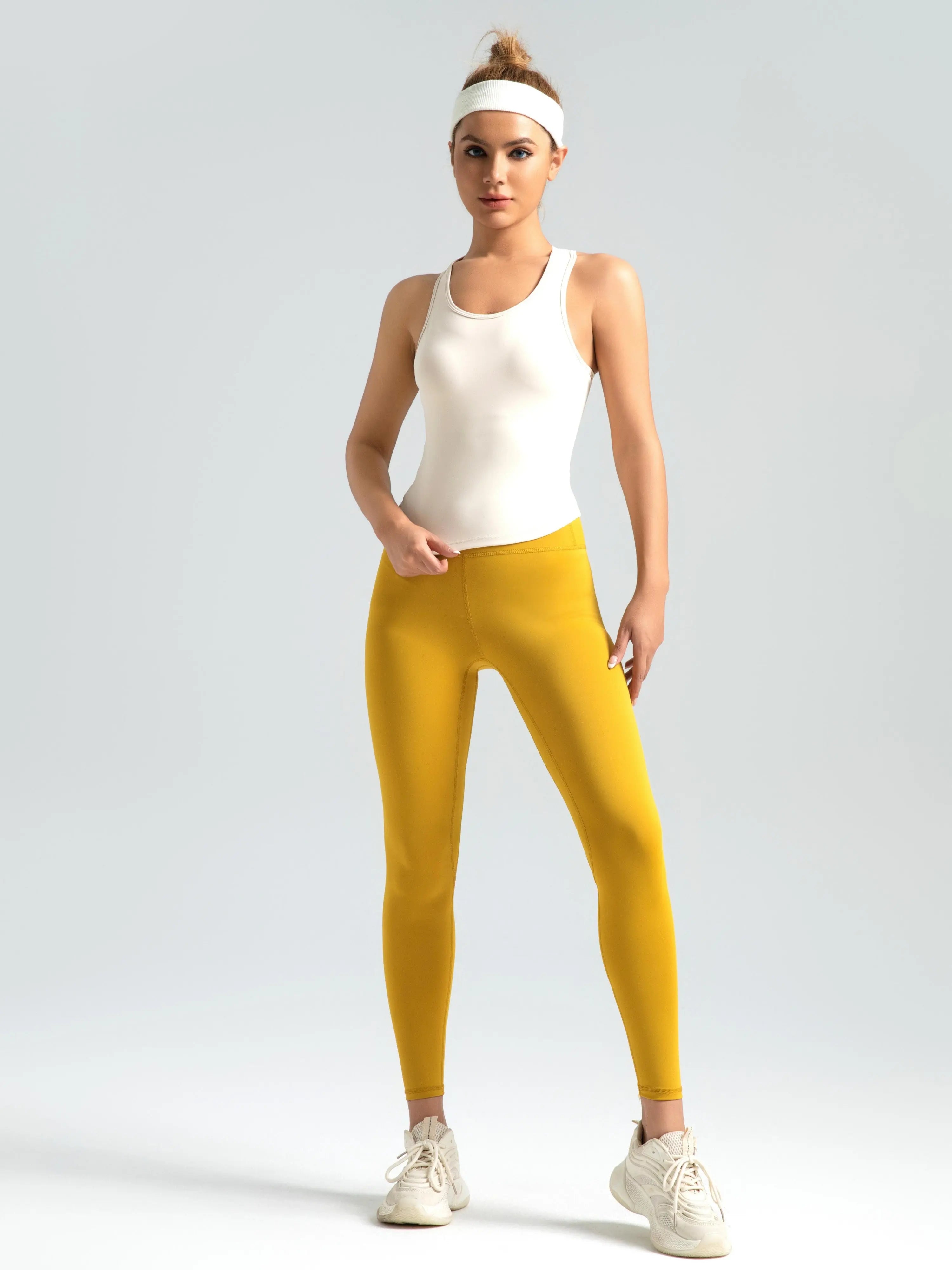 Eunfew Elastic Peach Lift Yoga Leggings EUNFEW