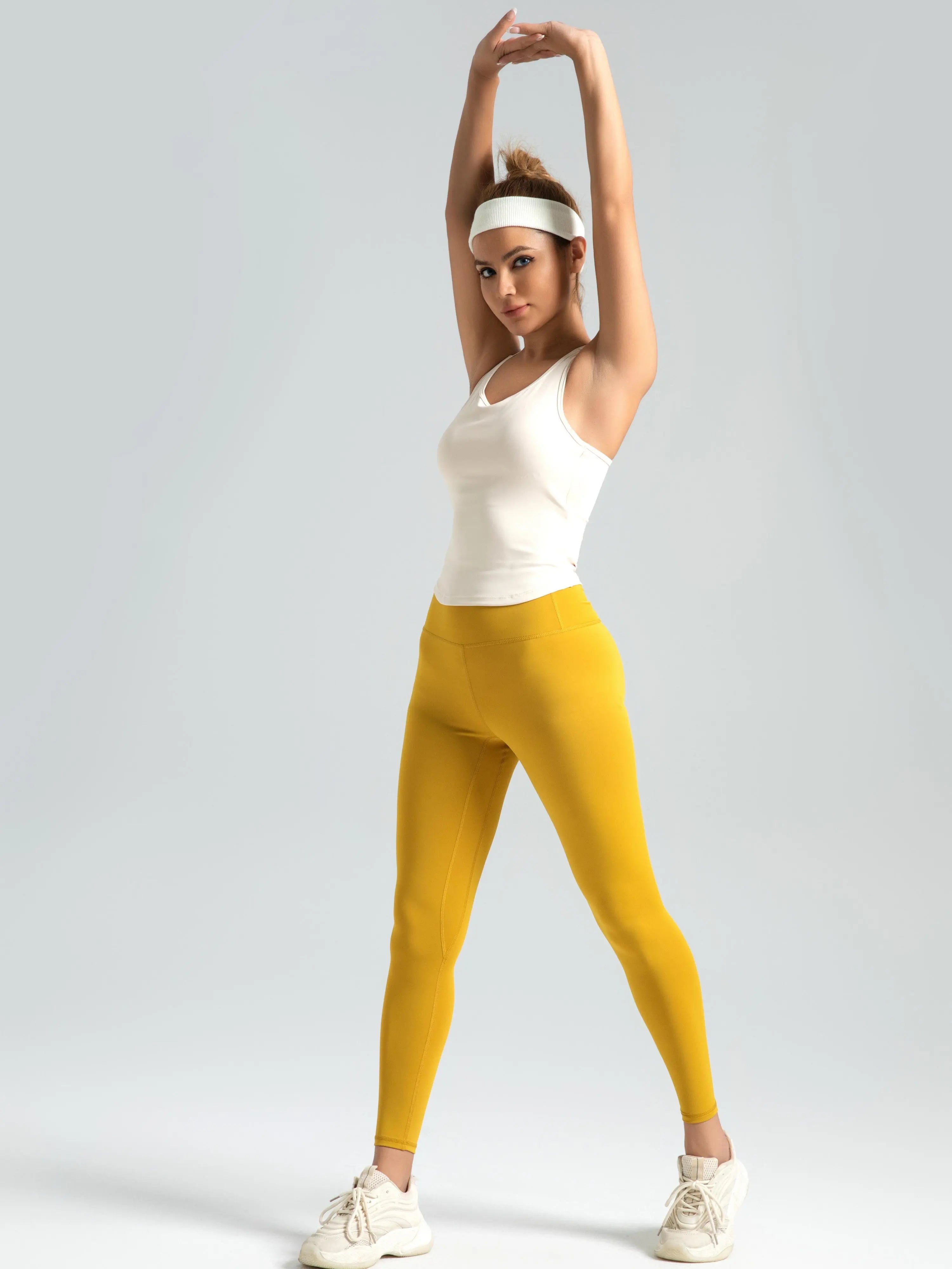 Eunfew Elastic Peach Lift Yoga Leggings EUNFEW