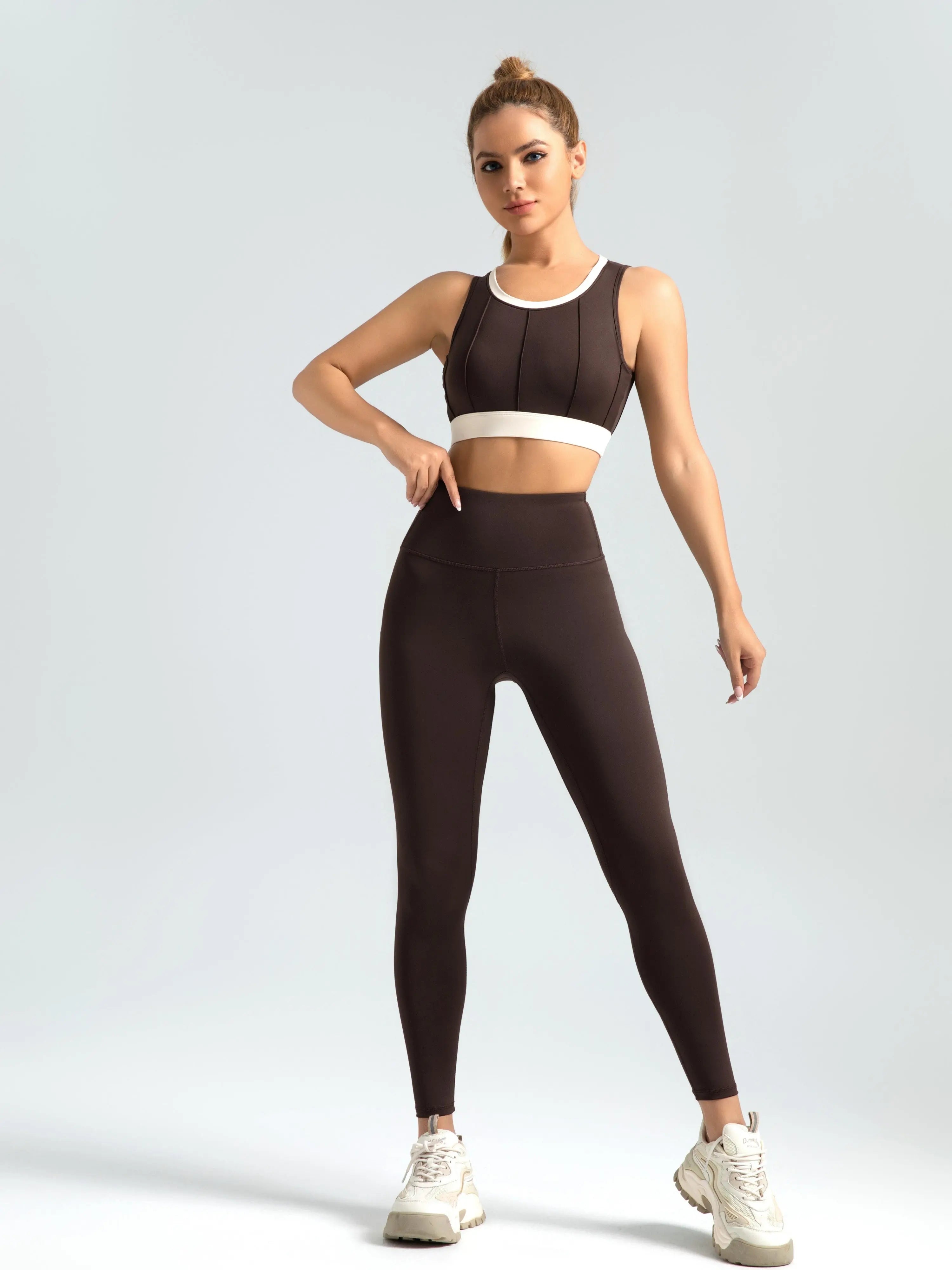 Eunfew Elastic Peach Lift Yoga Leggings EUNFEW