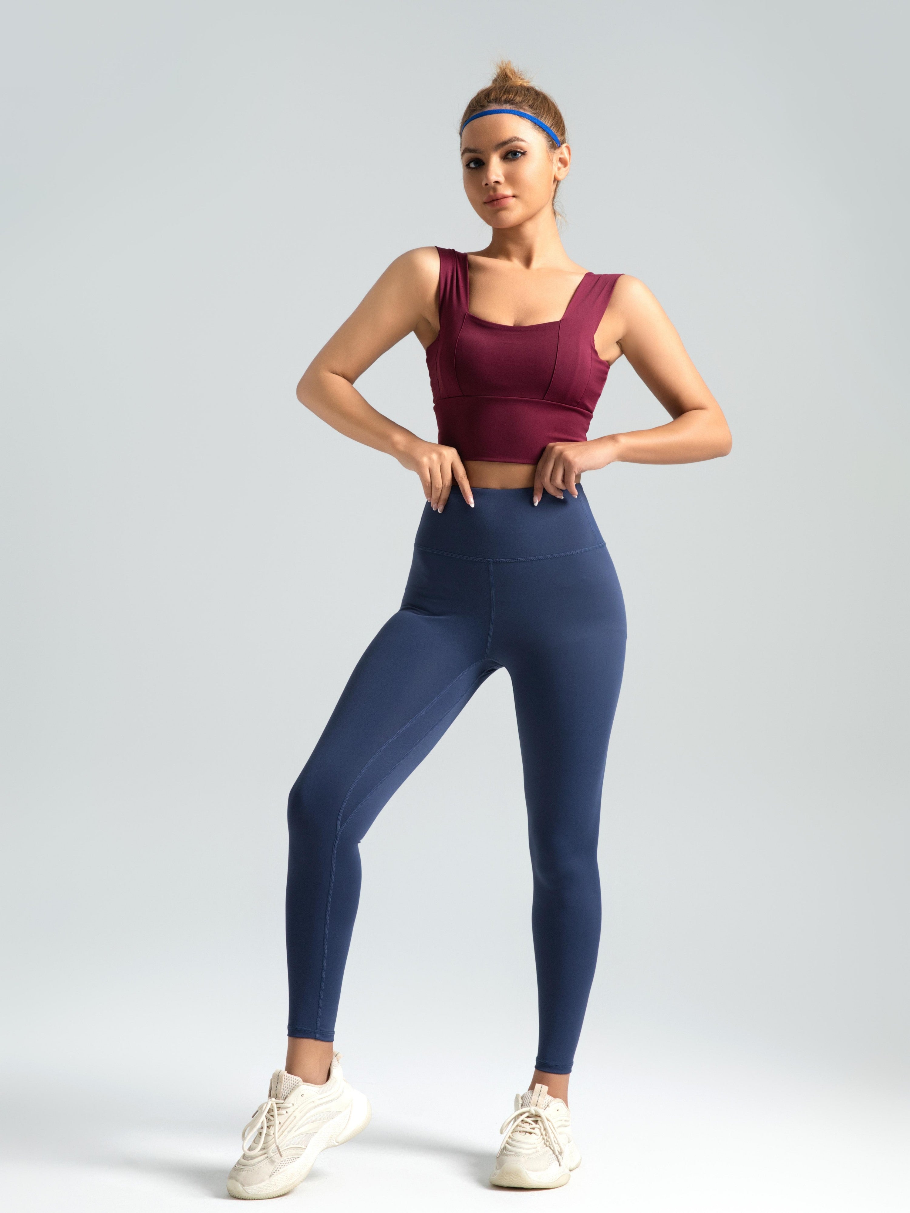 Eunfew Elastic Peach Lift Yoga Leggings EUNFEW