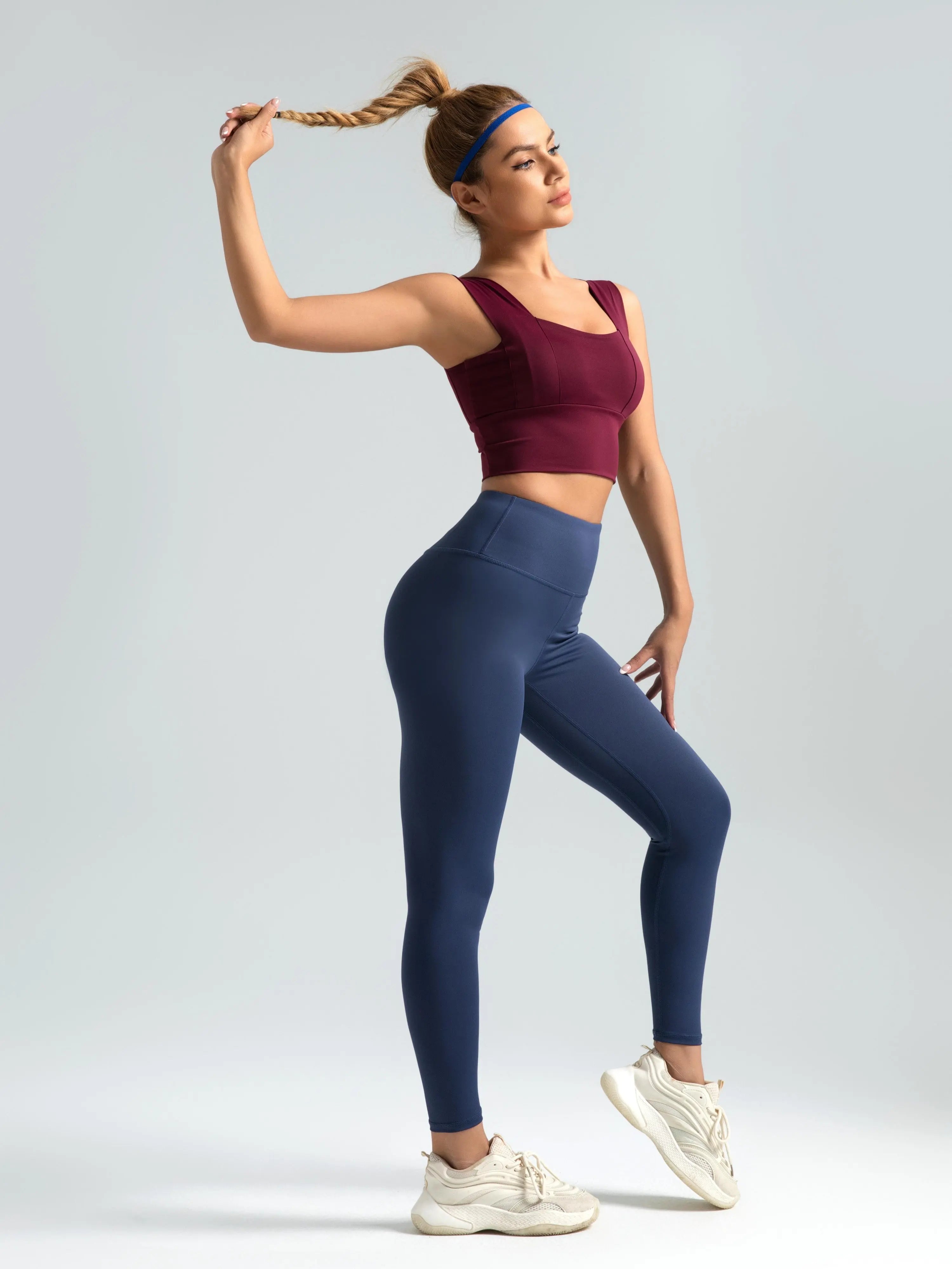 Eunfew Elastic Peach Lift Yoga Leggings EUNFEW
