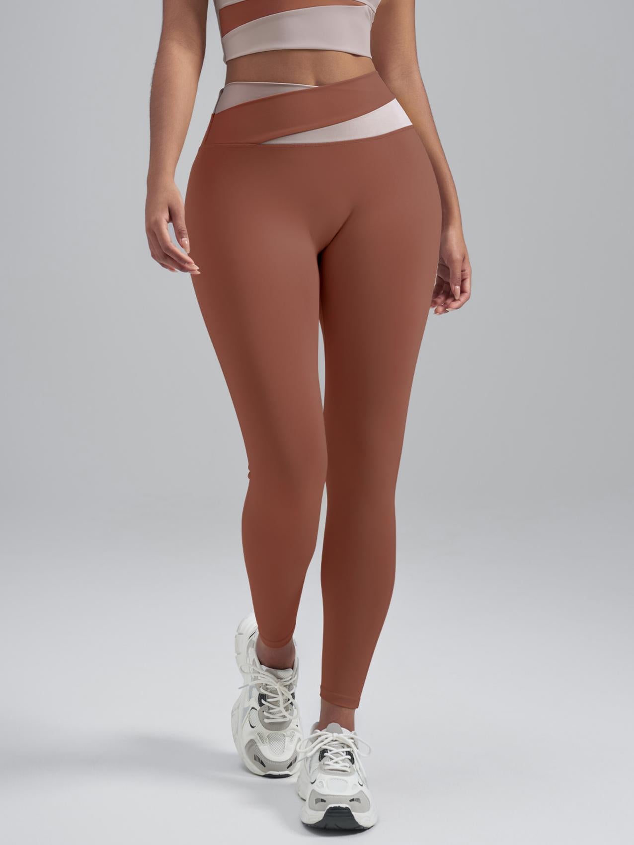 Eunfew High-Waisted Naked-Feel Elastic Yoga Pants EUNFEW