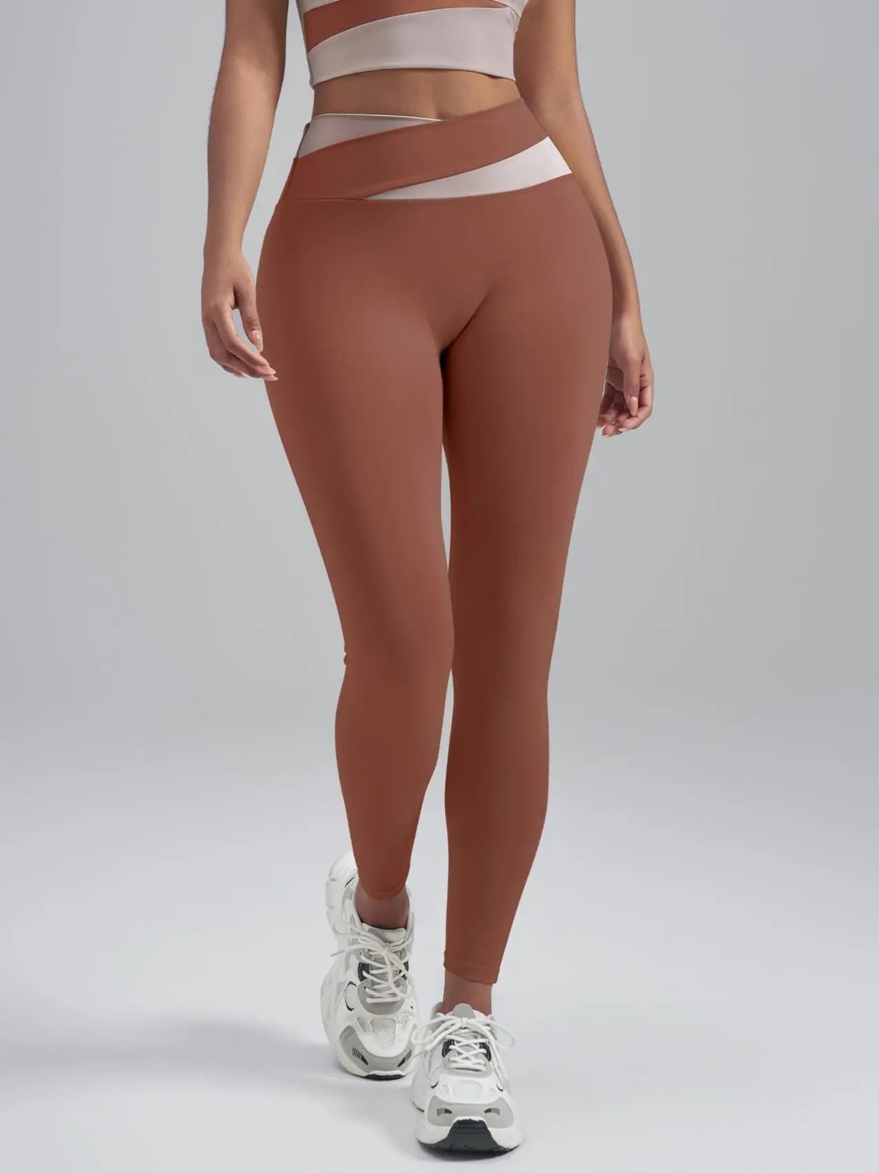 Eunfew High-Waisted Naked-Feel Elastic Yoga Pants EUNFEW