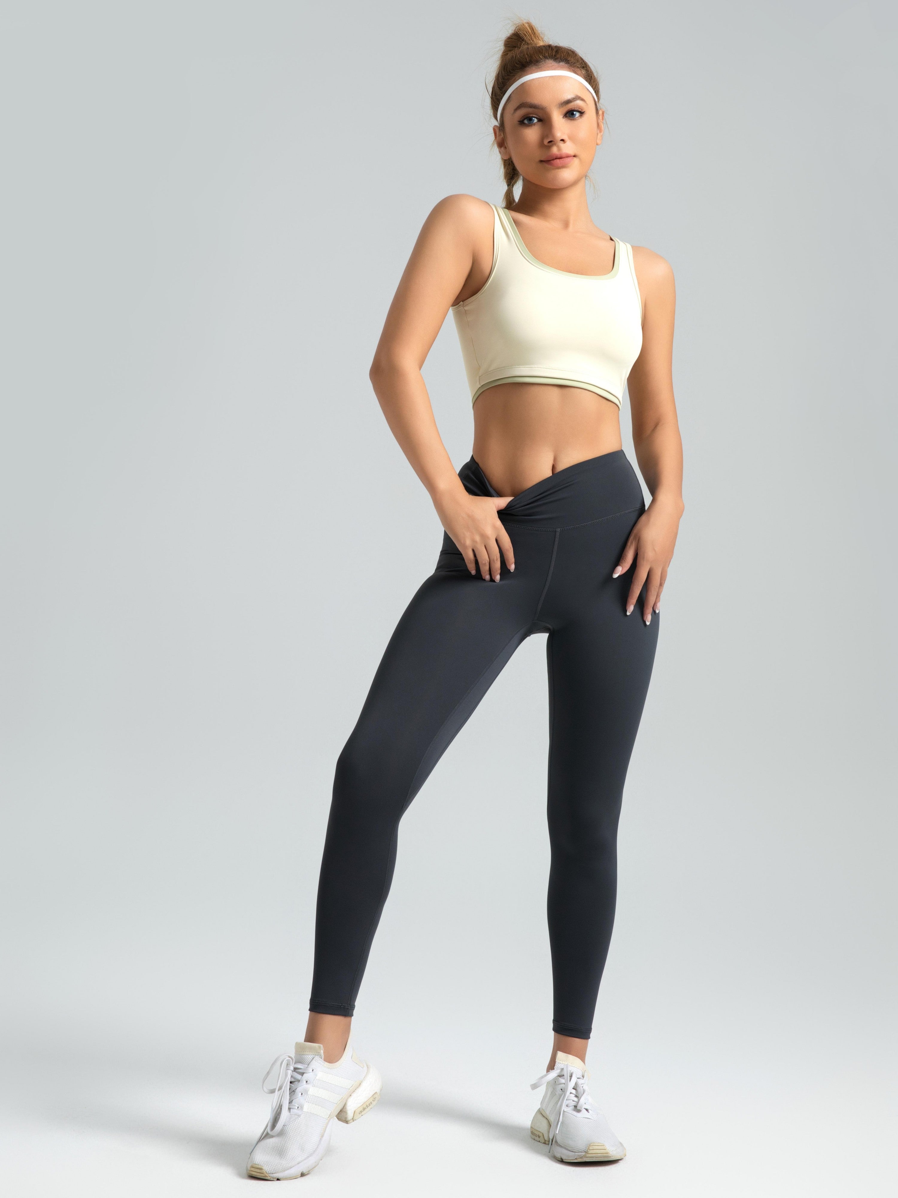 Eunfew Elastic Peach Lift Yoga Leggings EUNFEW