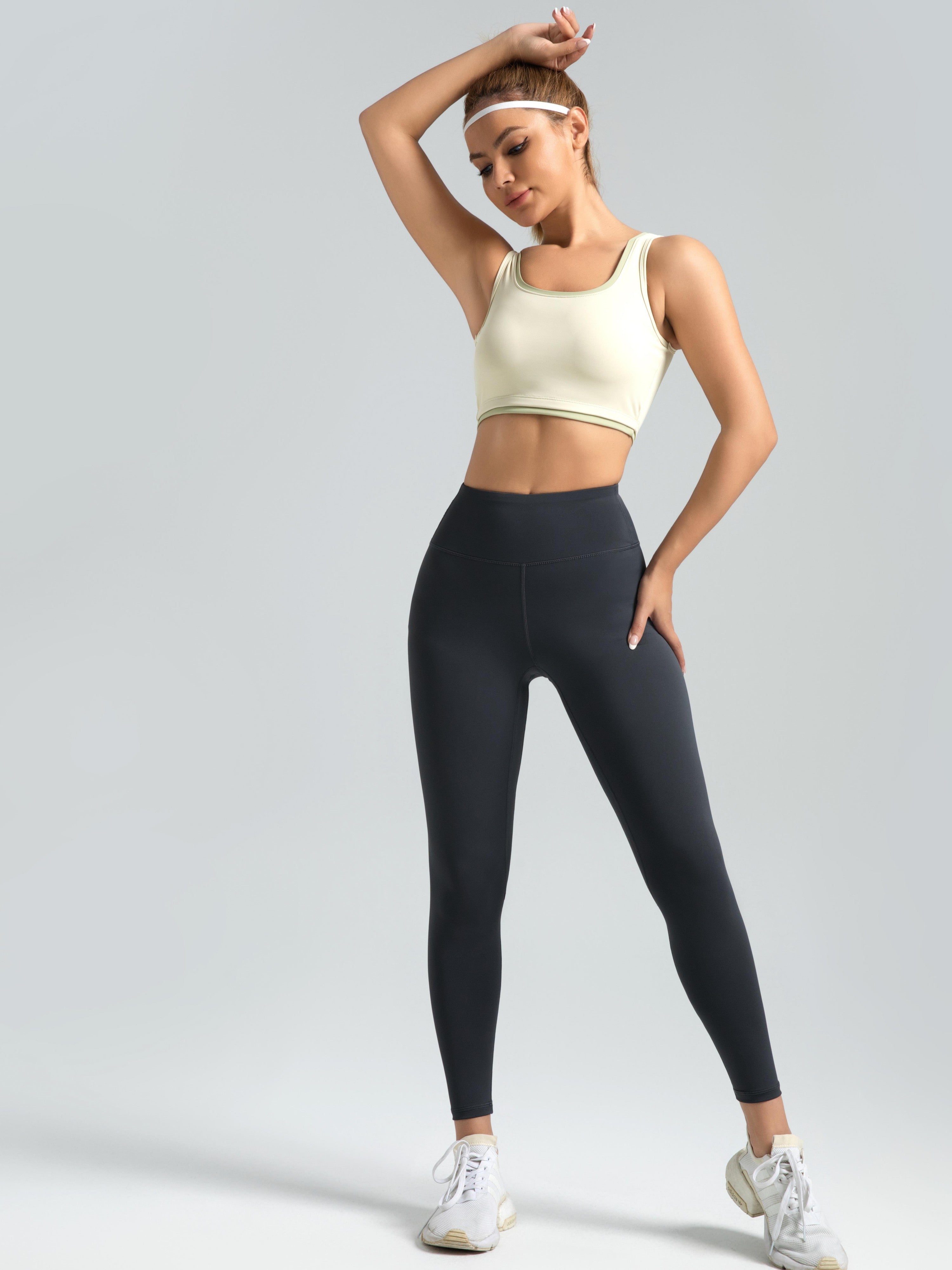Eunfew Elastic Peach Lift Yoga Leggings EUNFEW