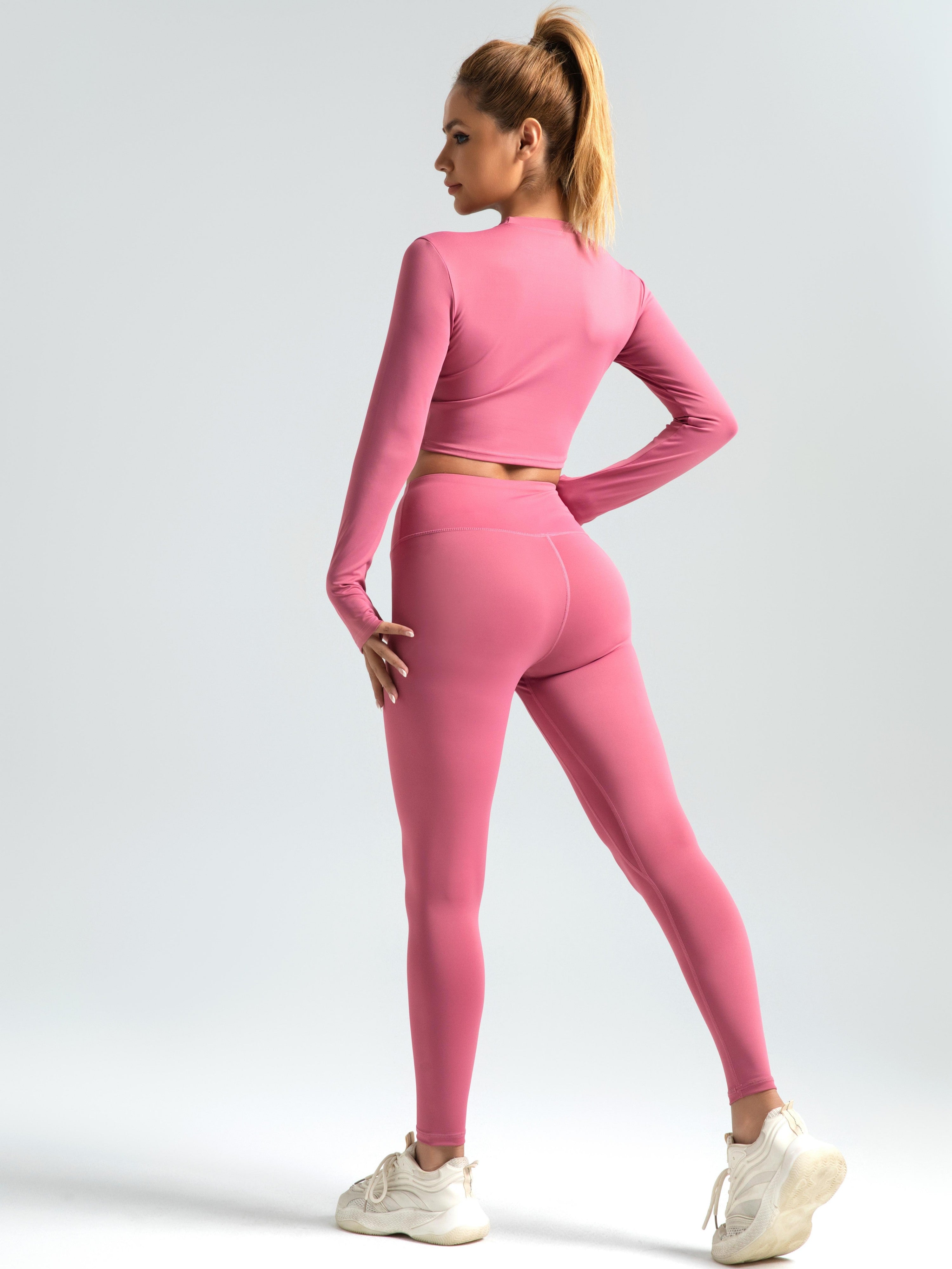 Eunfew Elastic Peach Lift Yoga Leggings EUNFEW