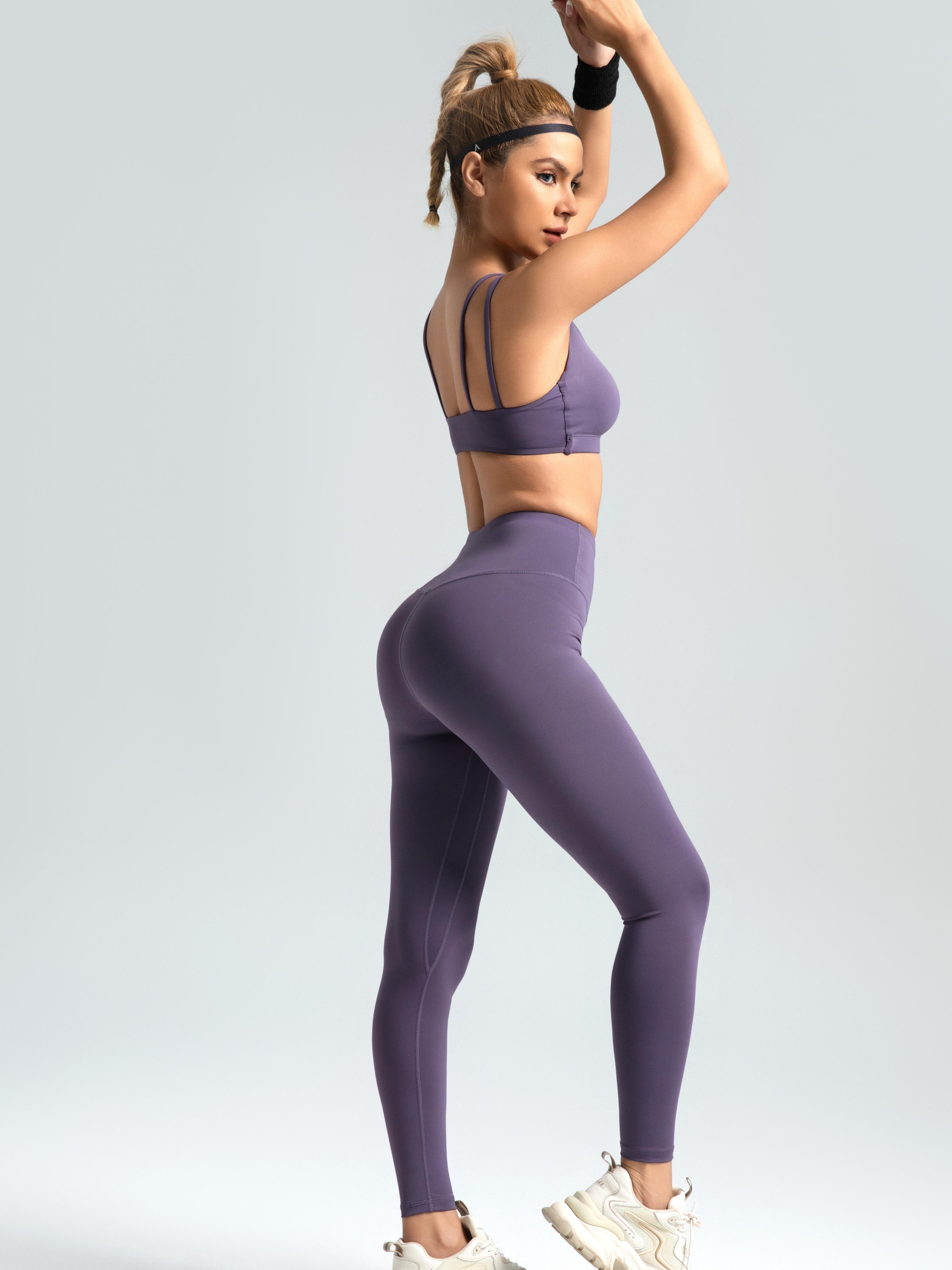 Eunfew Elastic Peach Lift Yoga Leggings EUNFEW