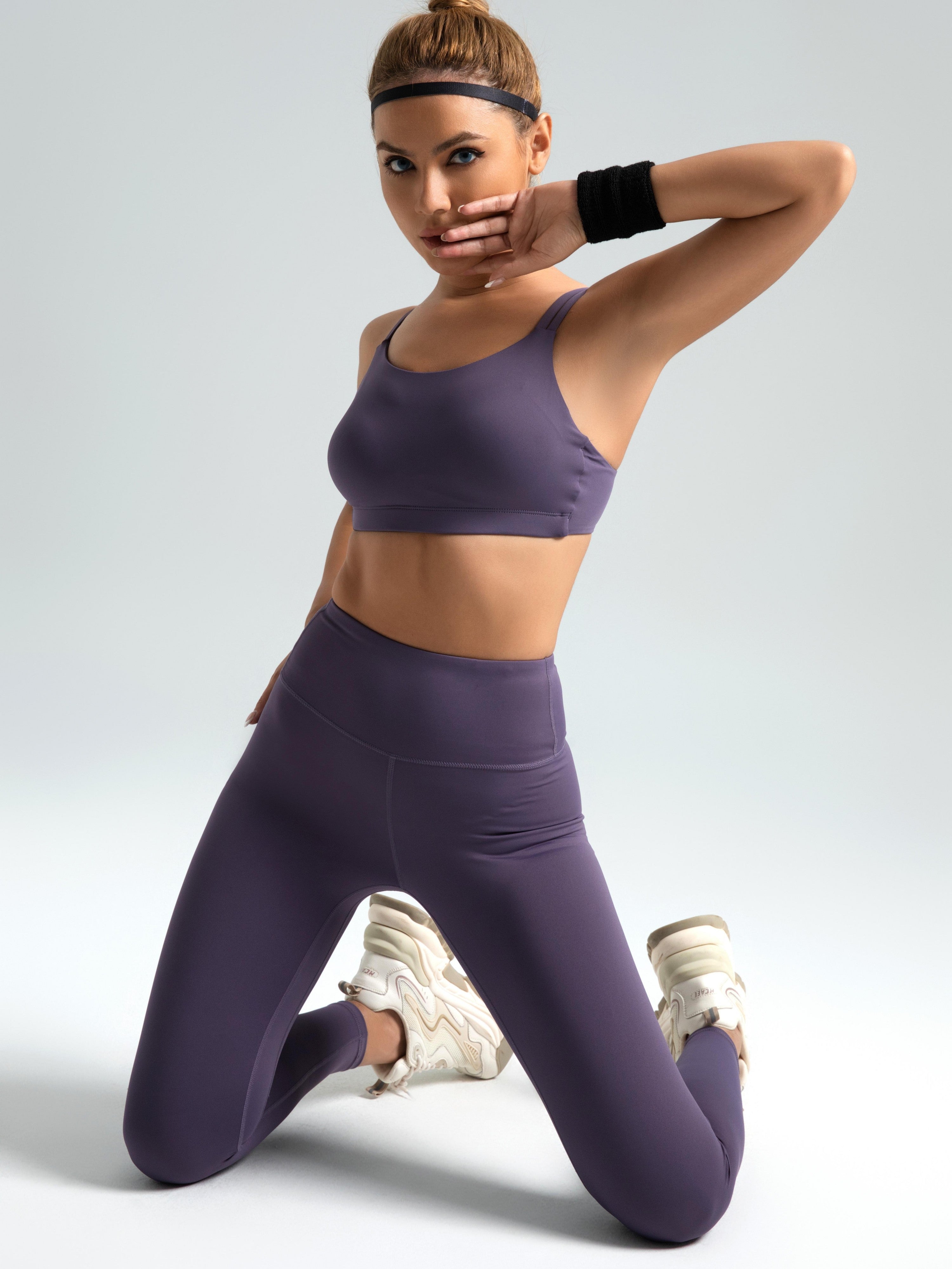 Eunfew Elastic Peach Lift Yoga Leggings EUNFEW