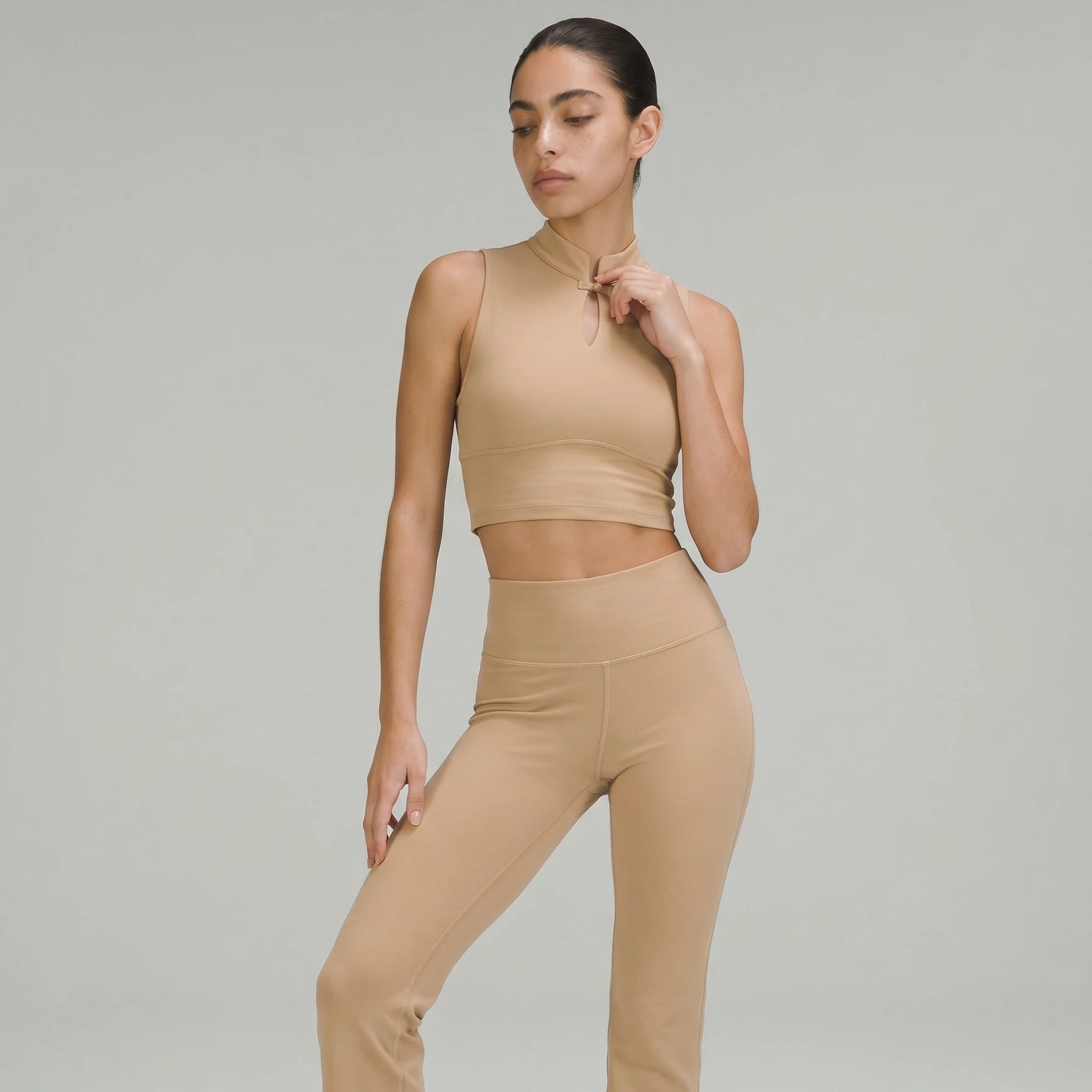 Eunfew Aura Oneness Set | Second-Skin Mandarin Collar Yoga Set (Studio to Street) EUNFEW