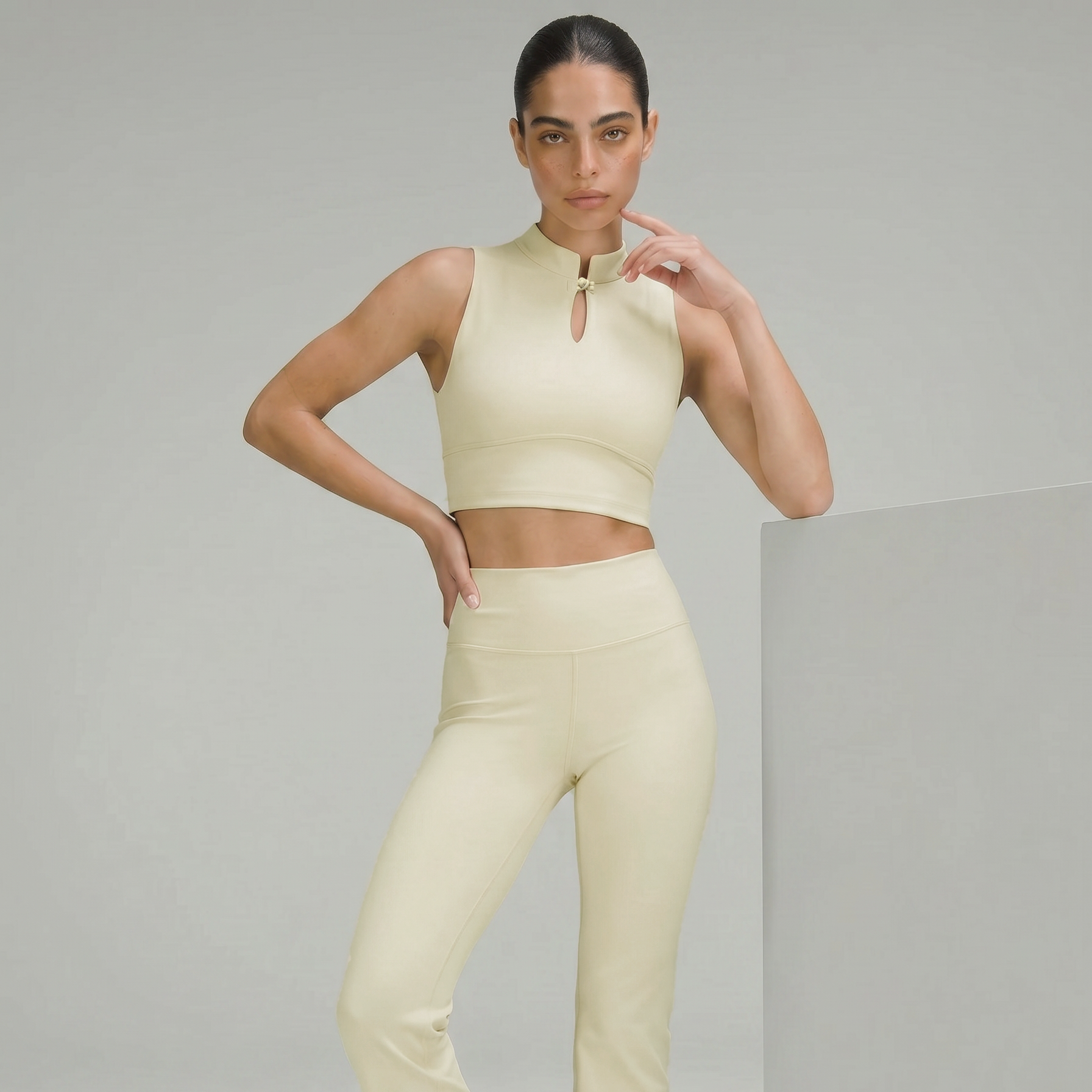 Eunfew Aura Oneness Set | Second-Skin Mandarin Collar Yoga Set (Studio to Street) EUNFEW