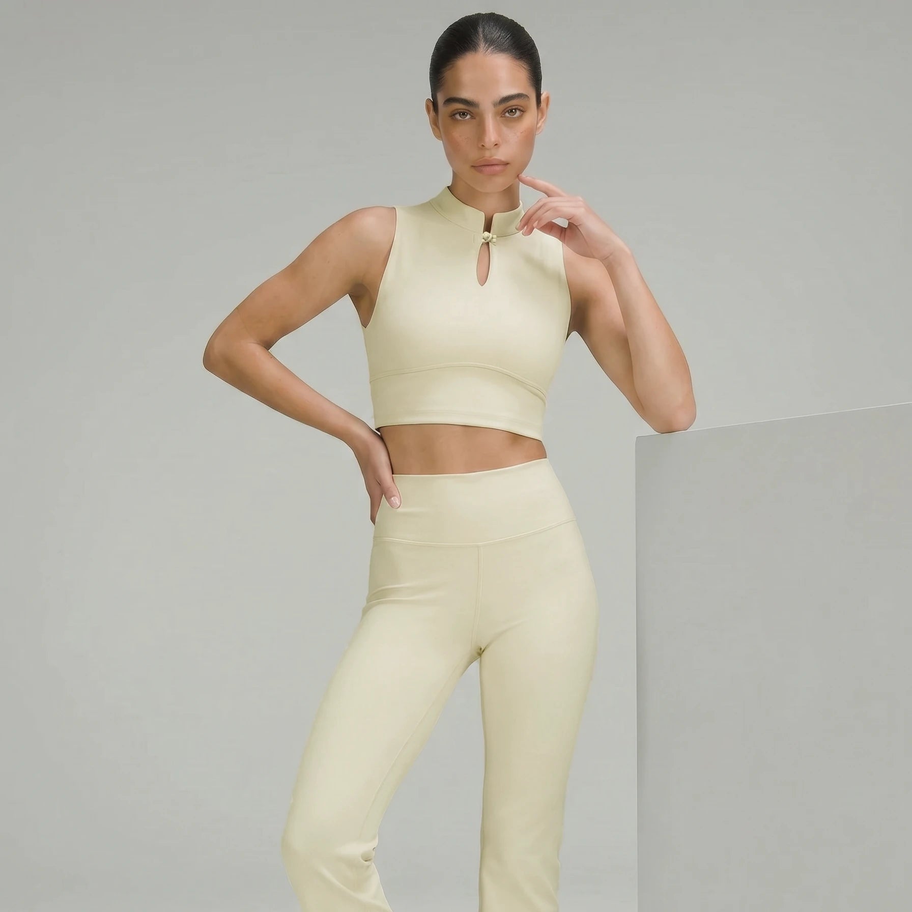 Eunfew Aura Oneness Set | Second-Skin Mandarin Collar Yoga Set (Studio to Street) EUNFEW