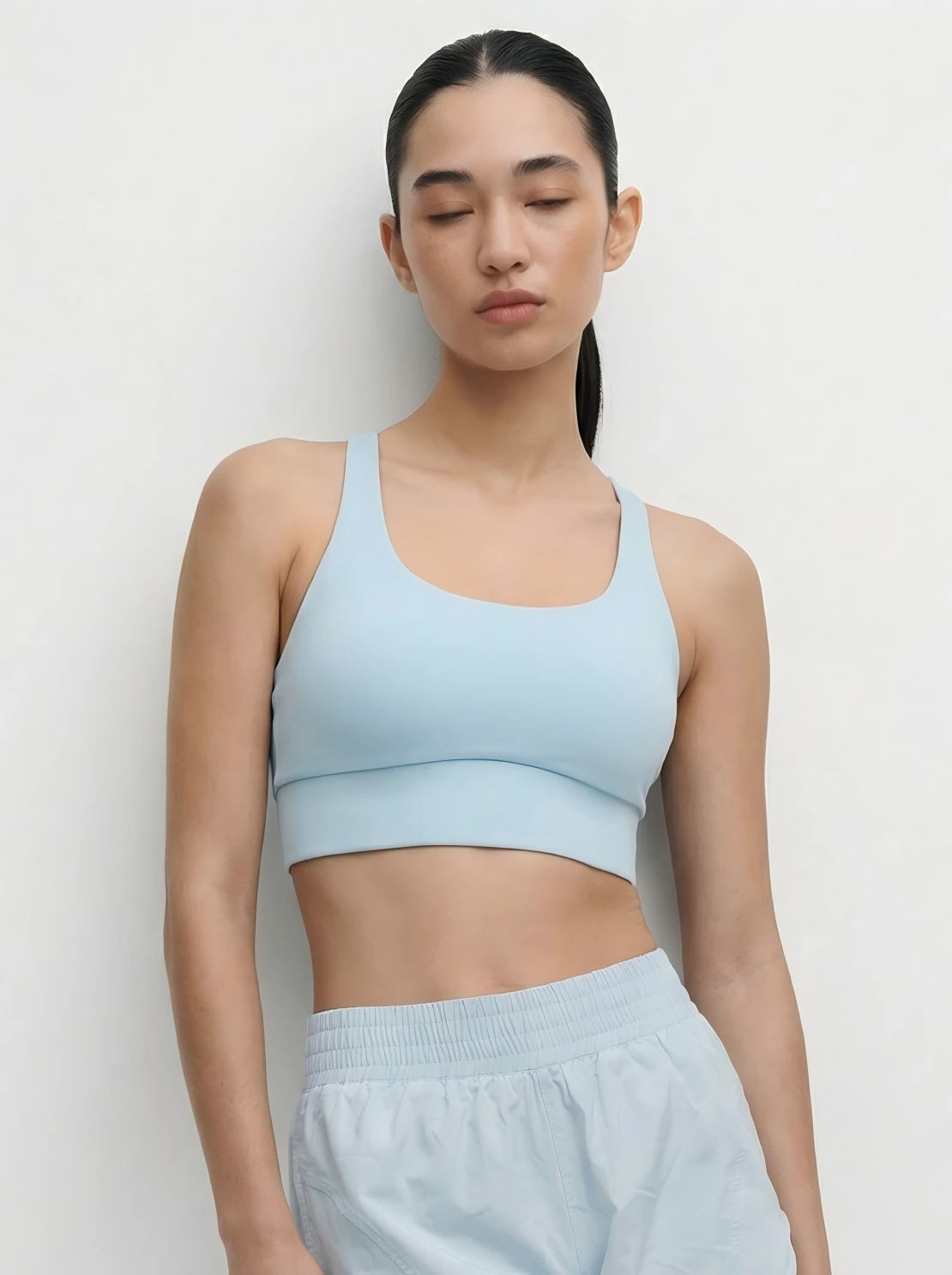 Eunfew Cloud Traces · Sensory-Free Crisscross Yoga Top EUNFEW
