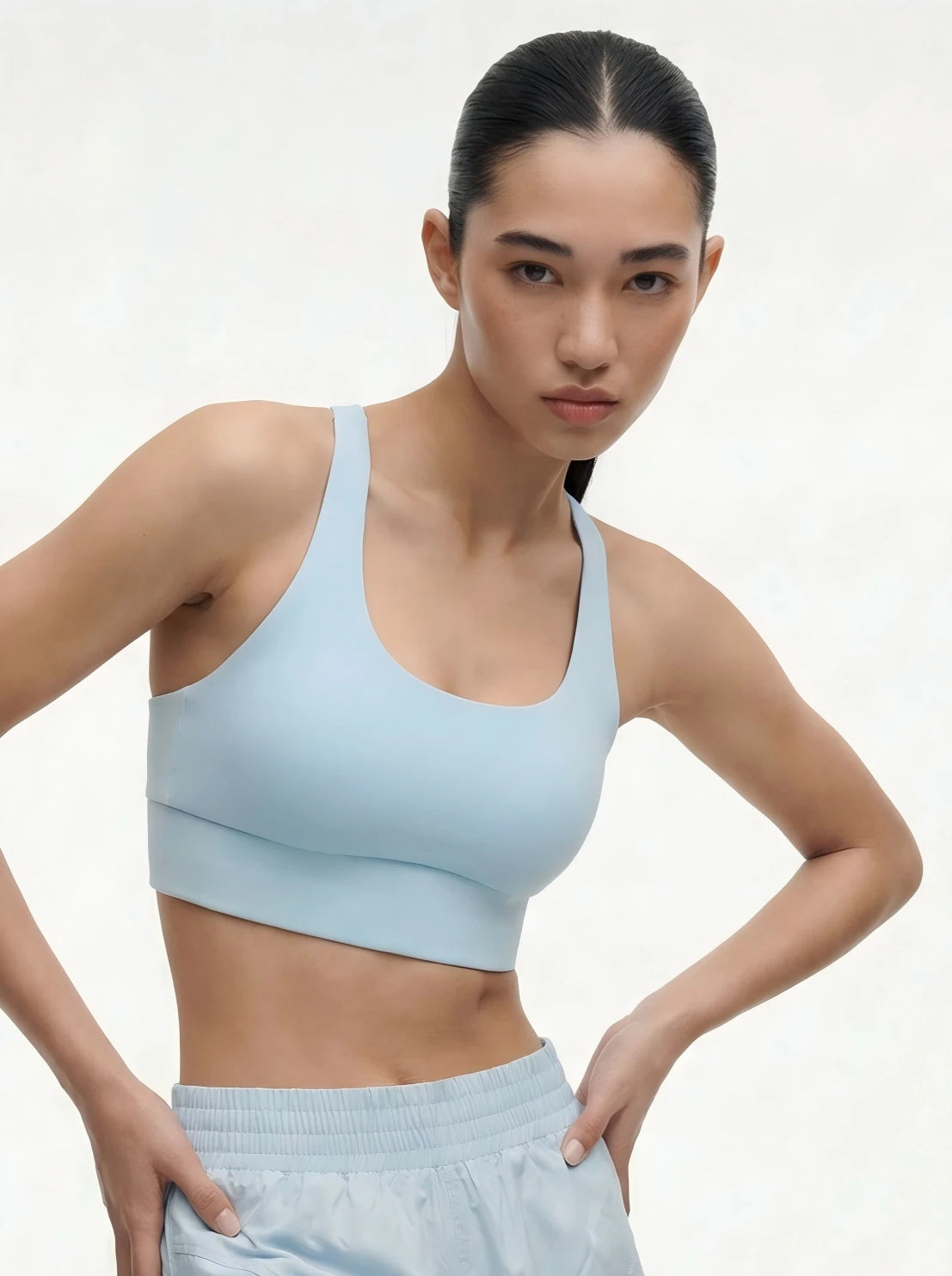 Eunfew Cloud Traces Ā· Sensory-Free Crisscross Yoga Top EUNFEW