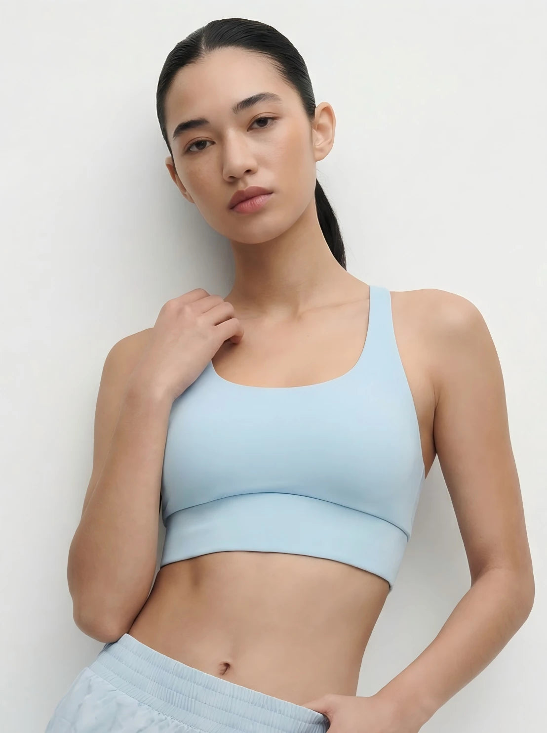 Eunfew Cloud Traces · Sensory-Free Crisscross Yoga Top EUNFEW
