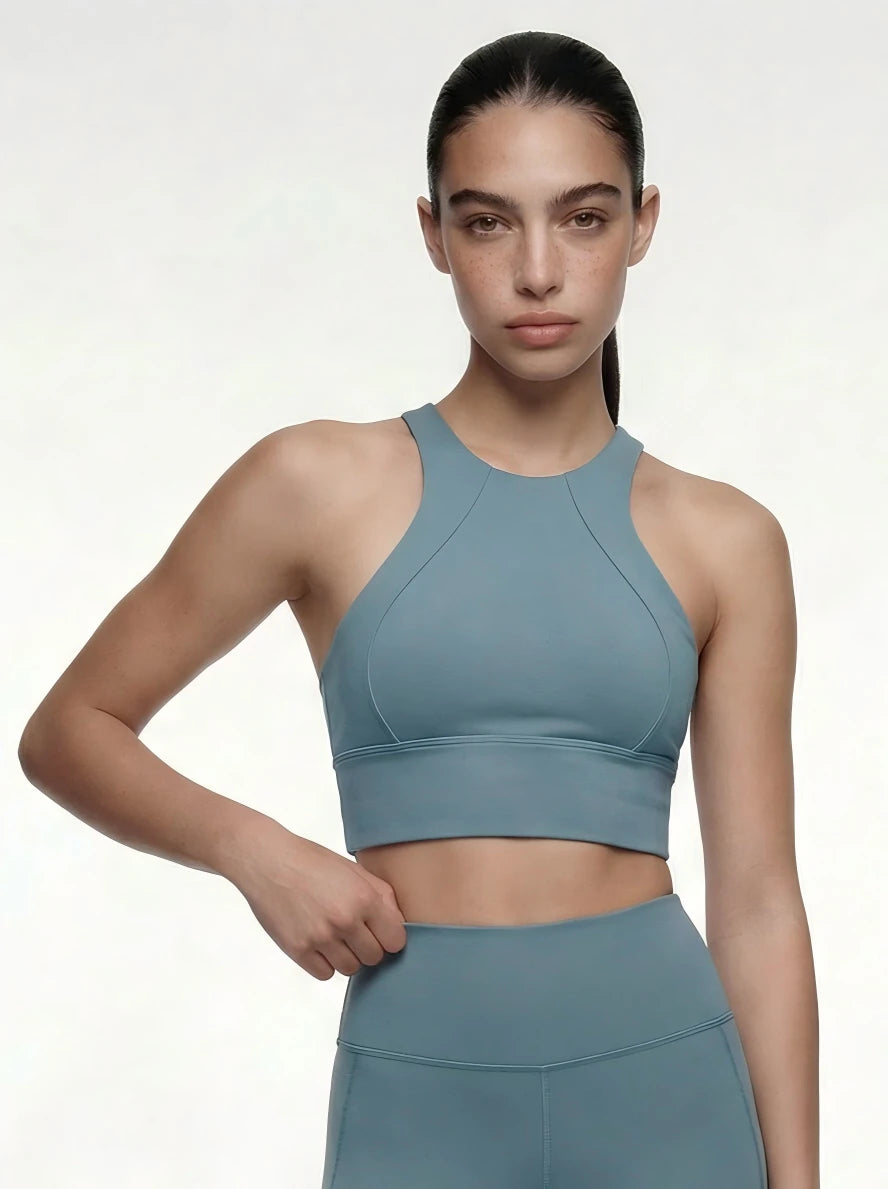 Eunfew Stream Blue · Seamless Serenity Yoga Set EUNFEW
