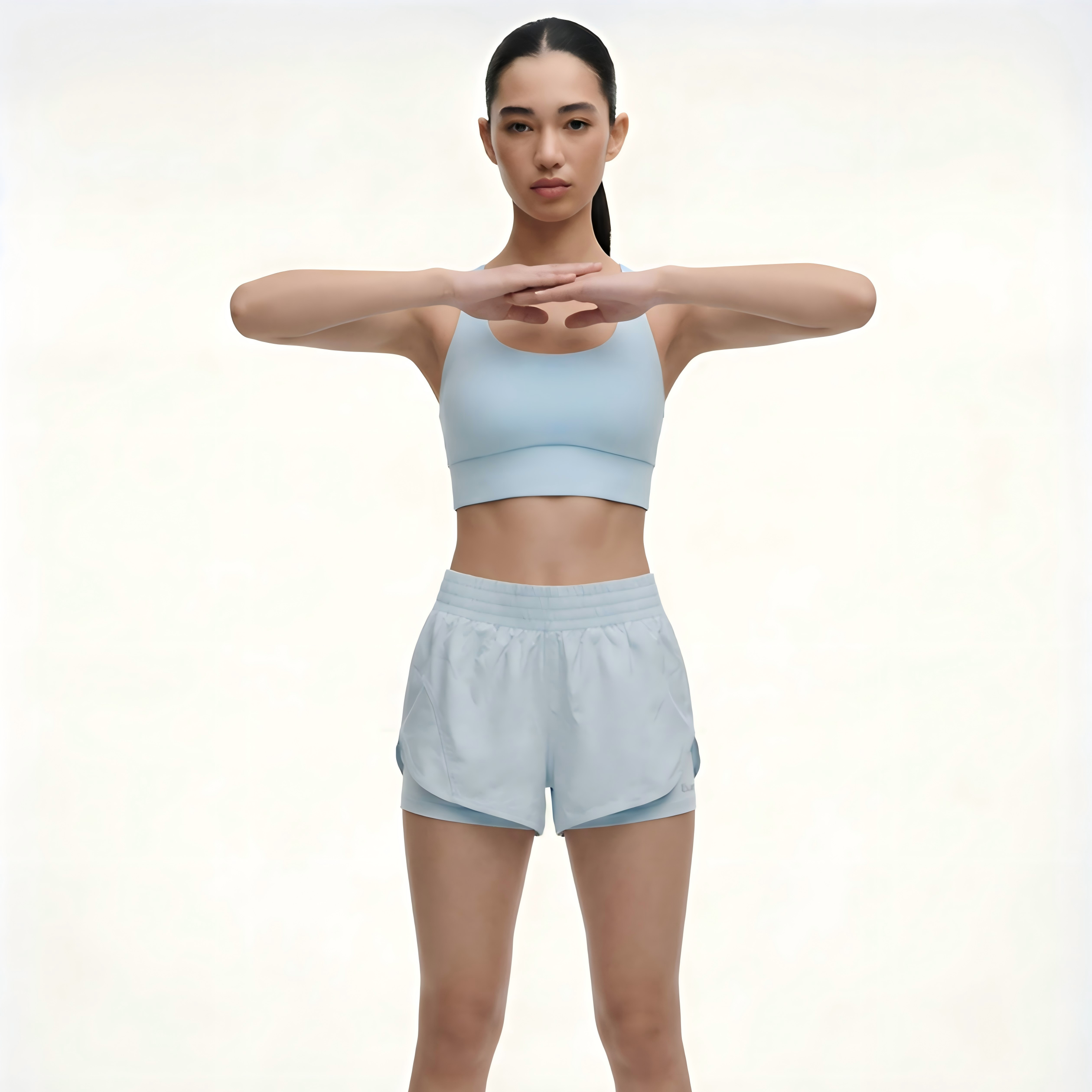 Eunfew Dawn Sky Ā· Dual-Layer Yoga Set EUNFEW