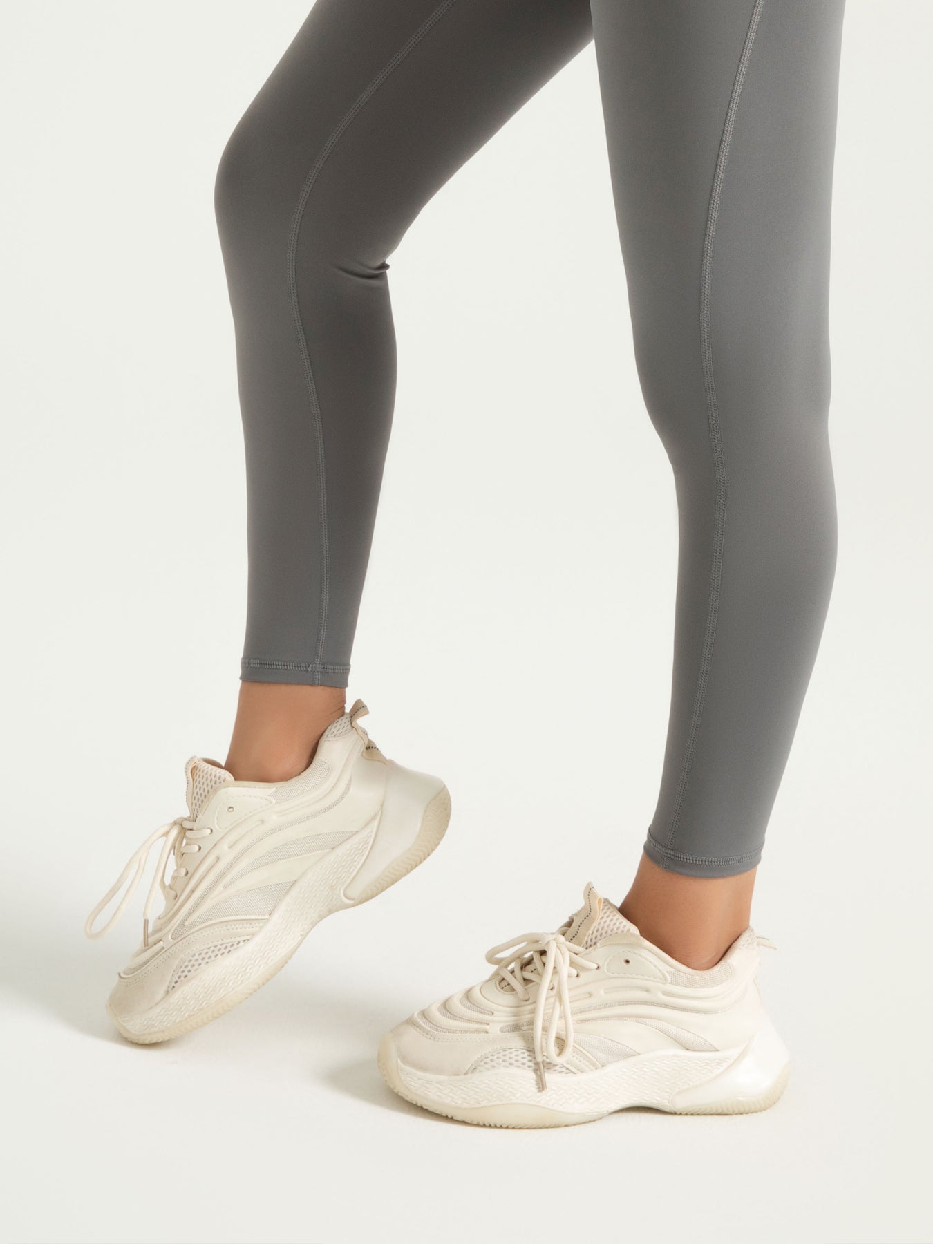 Eunfew High-Waisted Naked-Feel Elastic Yoga Pants EUNFEW
