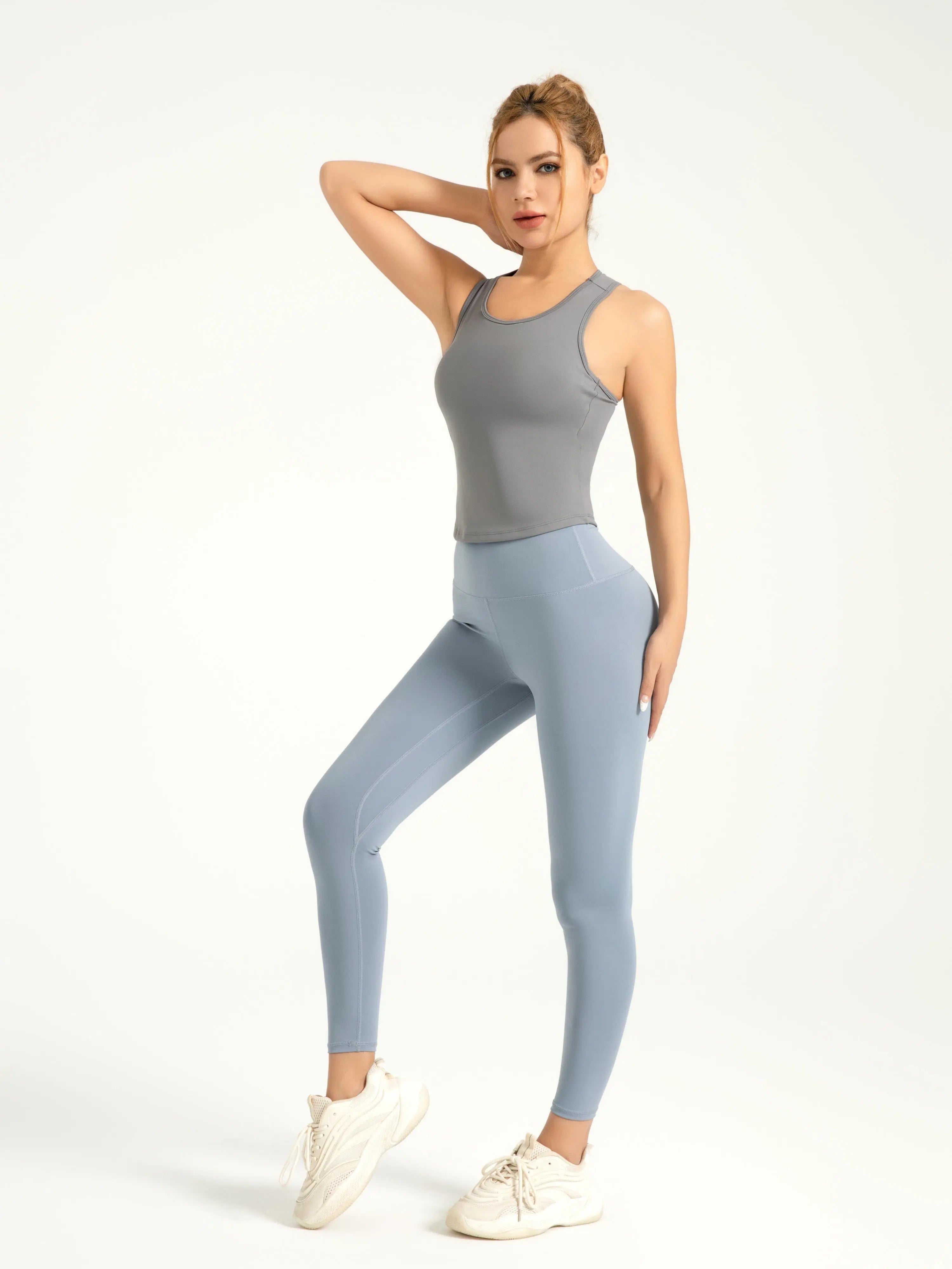 Eunfew Elastic Peach Lift Yoga Leggings EUNFEW