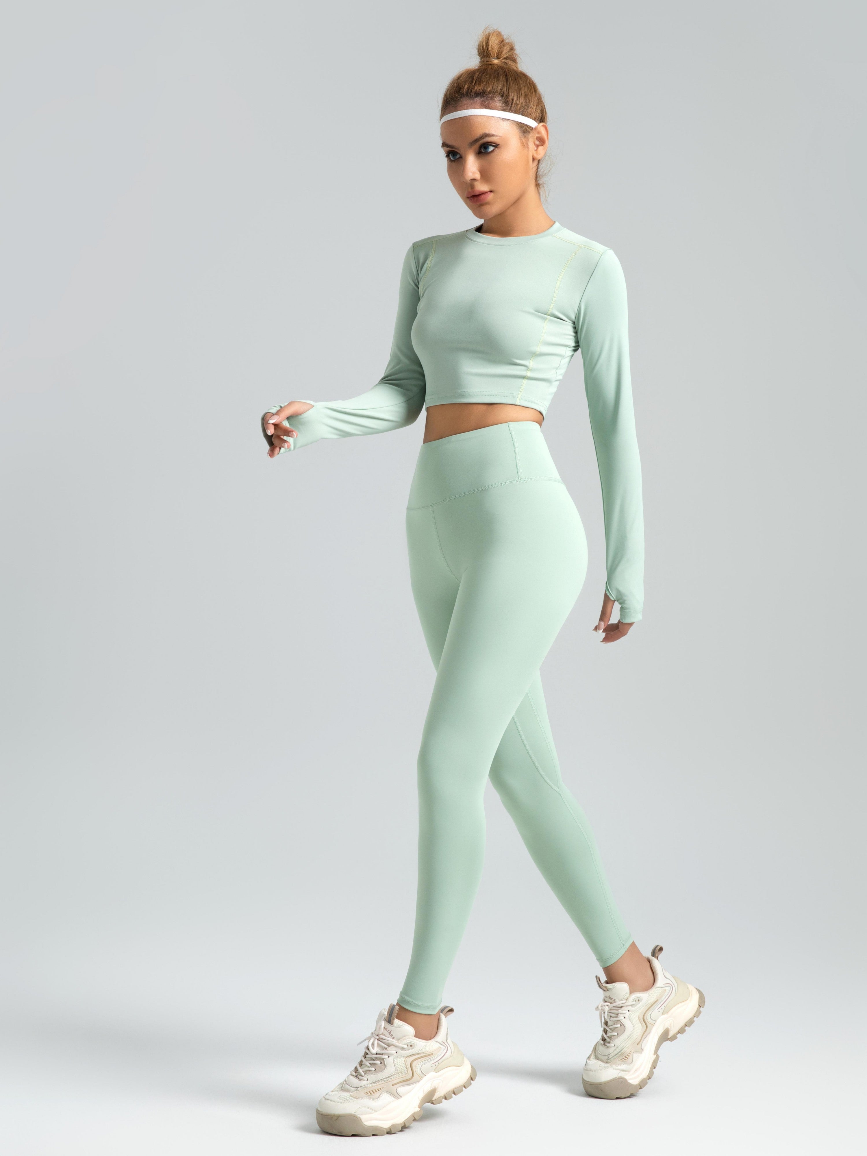 Eunfew Elastic Peach Lift Yoga Leggings EUNFEW