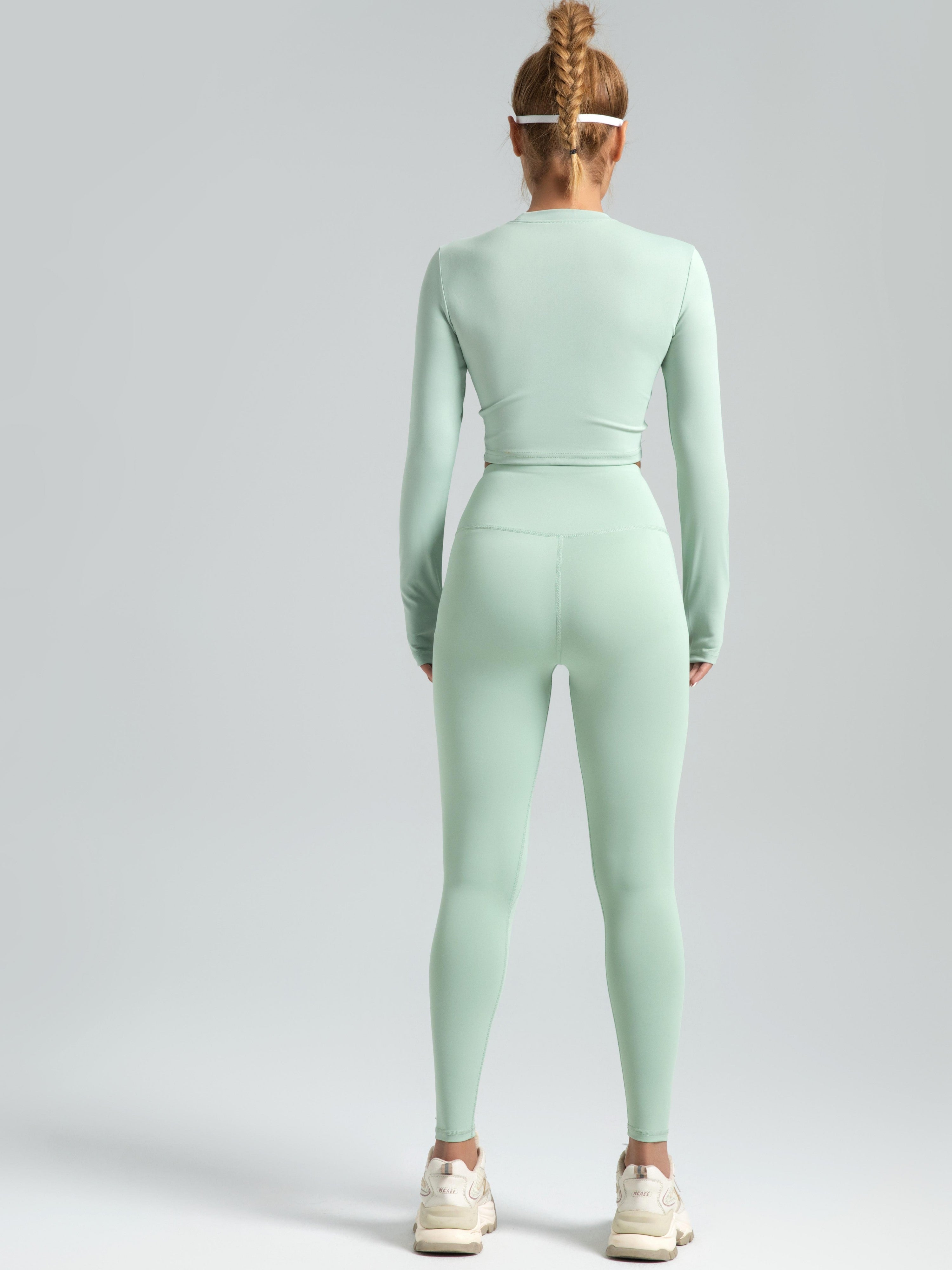 Eunfew Elastic Peach Lift Yoga Leggings EUNFEW