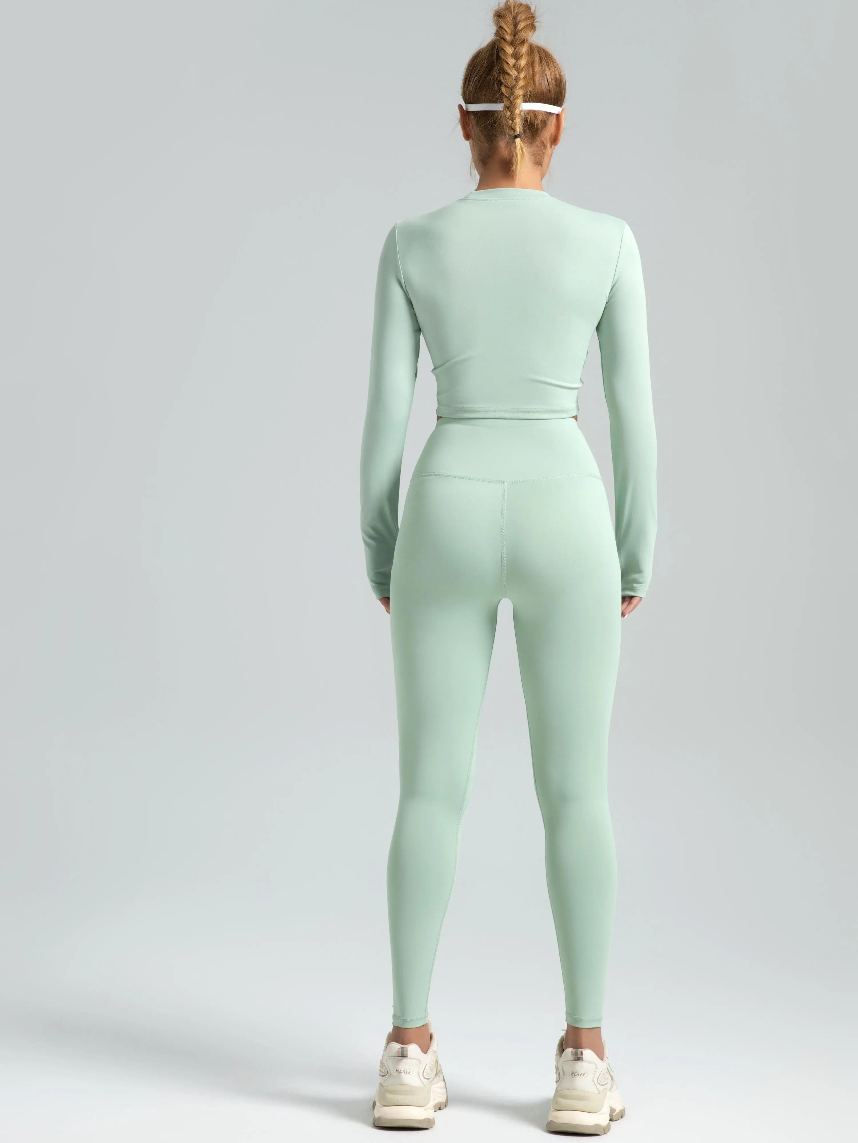 Eunfew Elastic Peach Lift Yoga Leggings EUNFEW