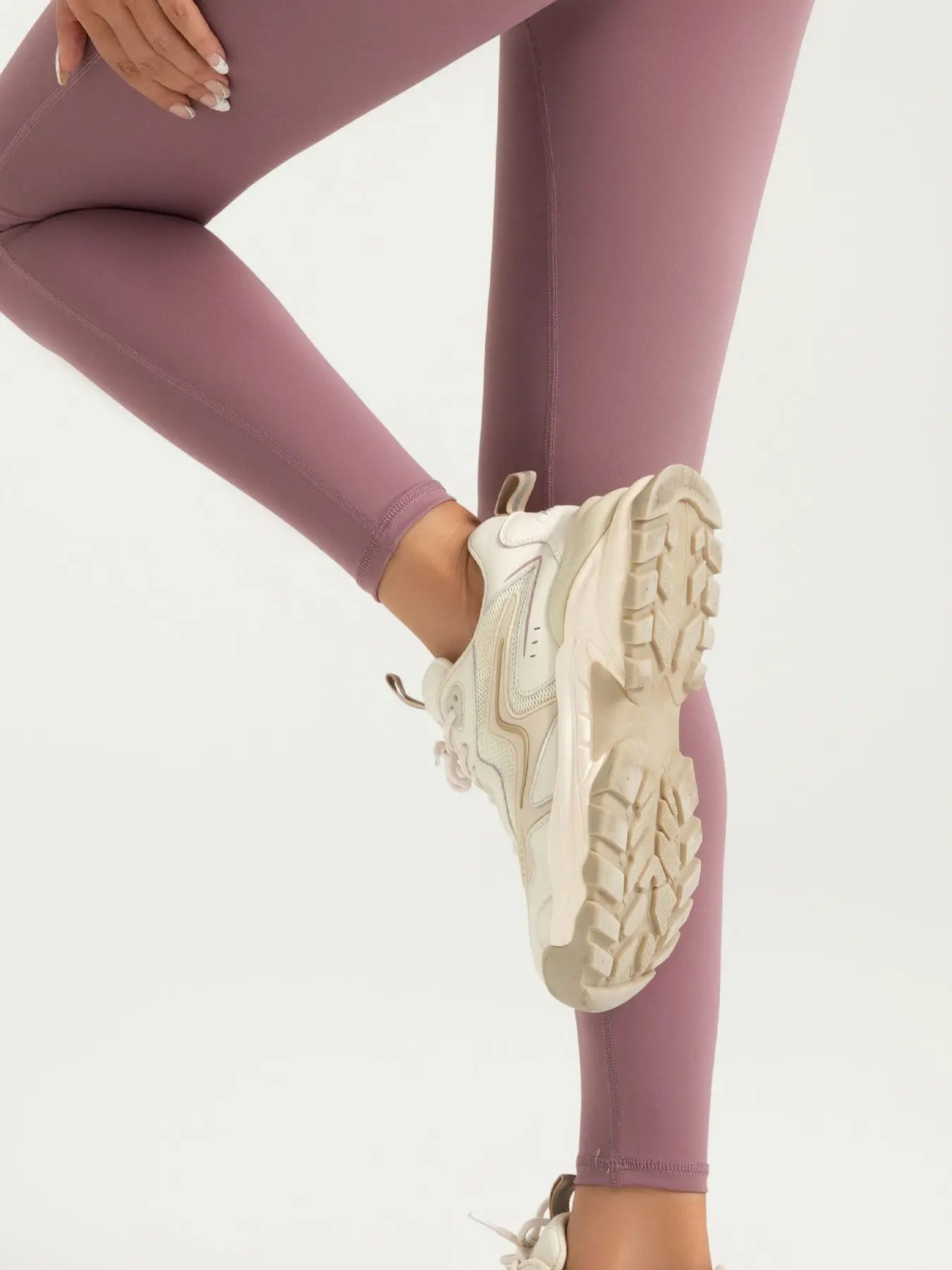 Eunfew High-Waisted Naked-Feel Elastic Yoga Pants EUNFEW