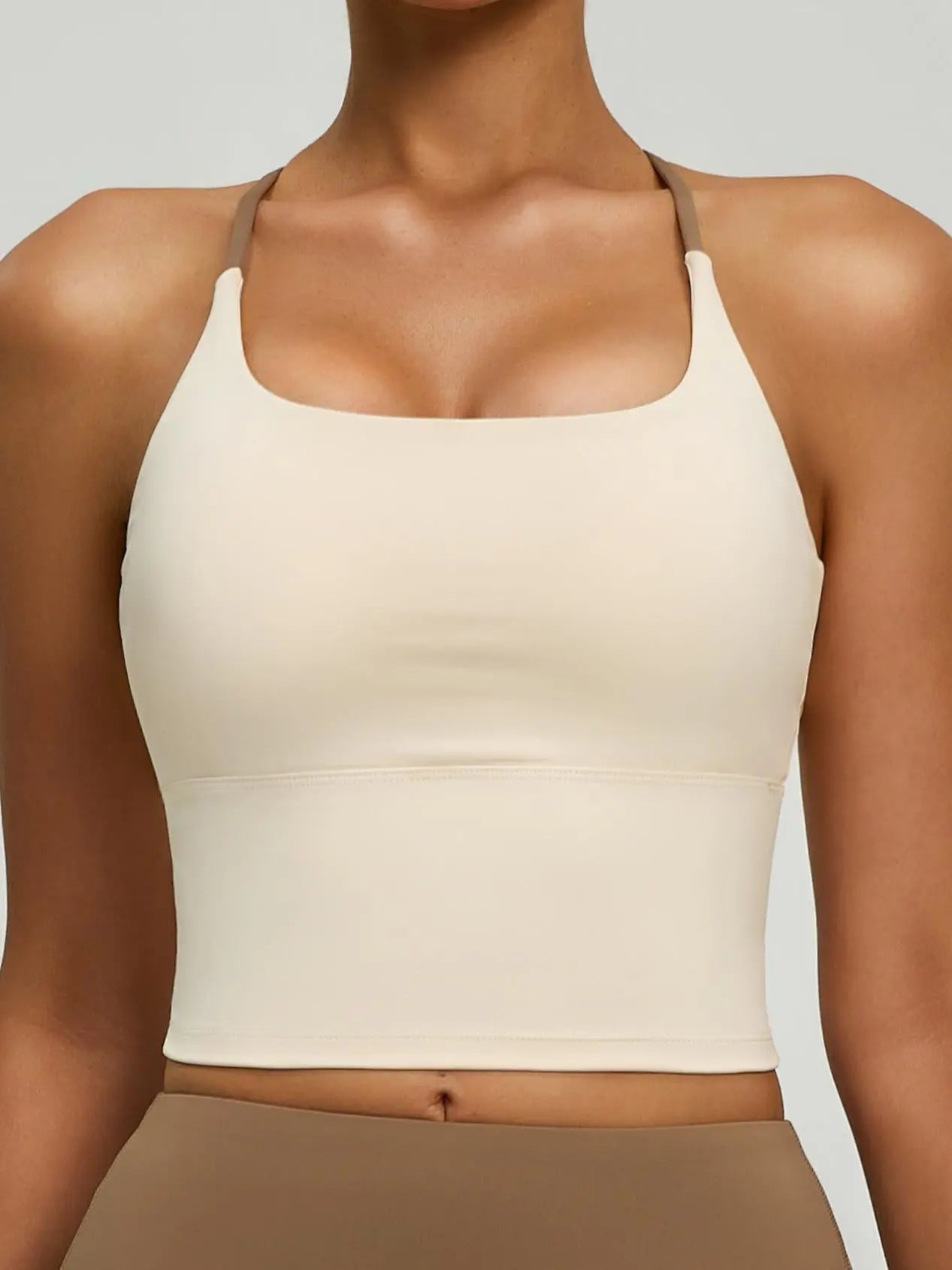 Eunfew Padded Naked-Feel Yoga Bra Tank Top EUNFEW