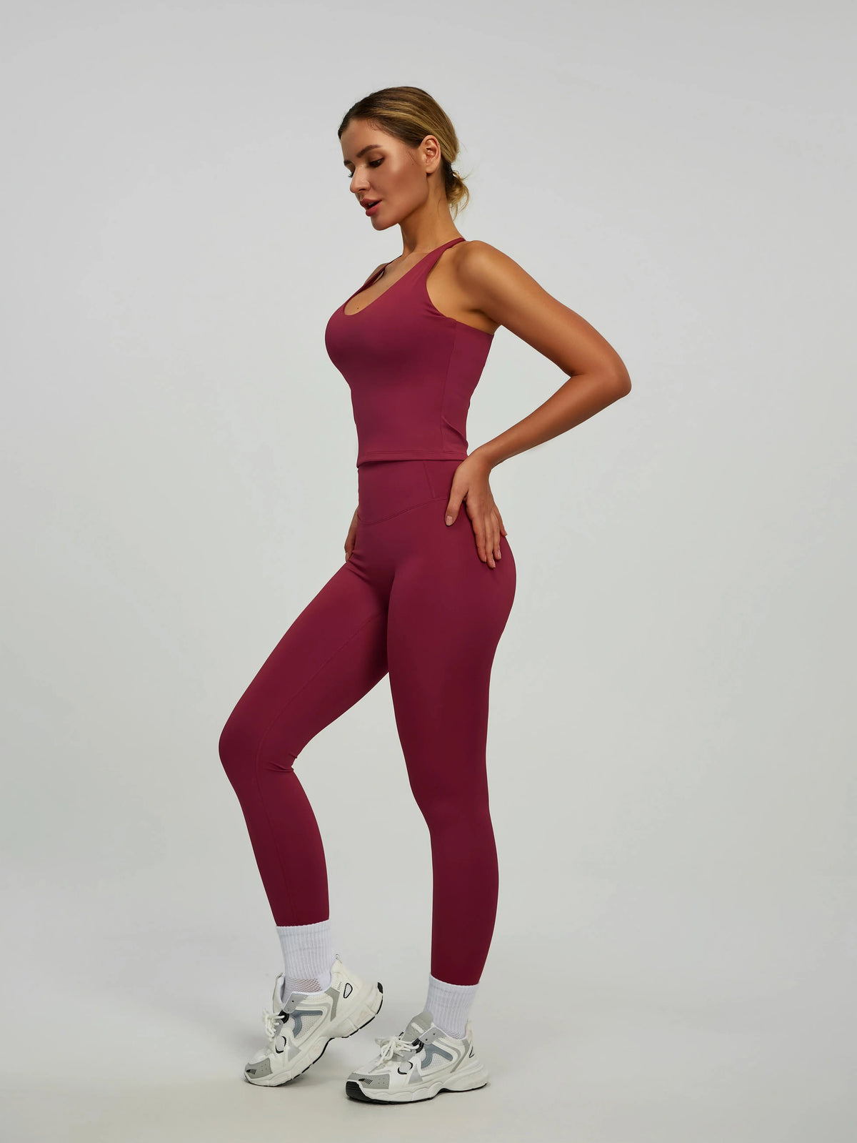 Eunfew Sculpting Naked-Feel Fitness Yoga Leggings EUNFEW