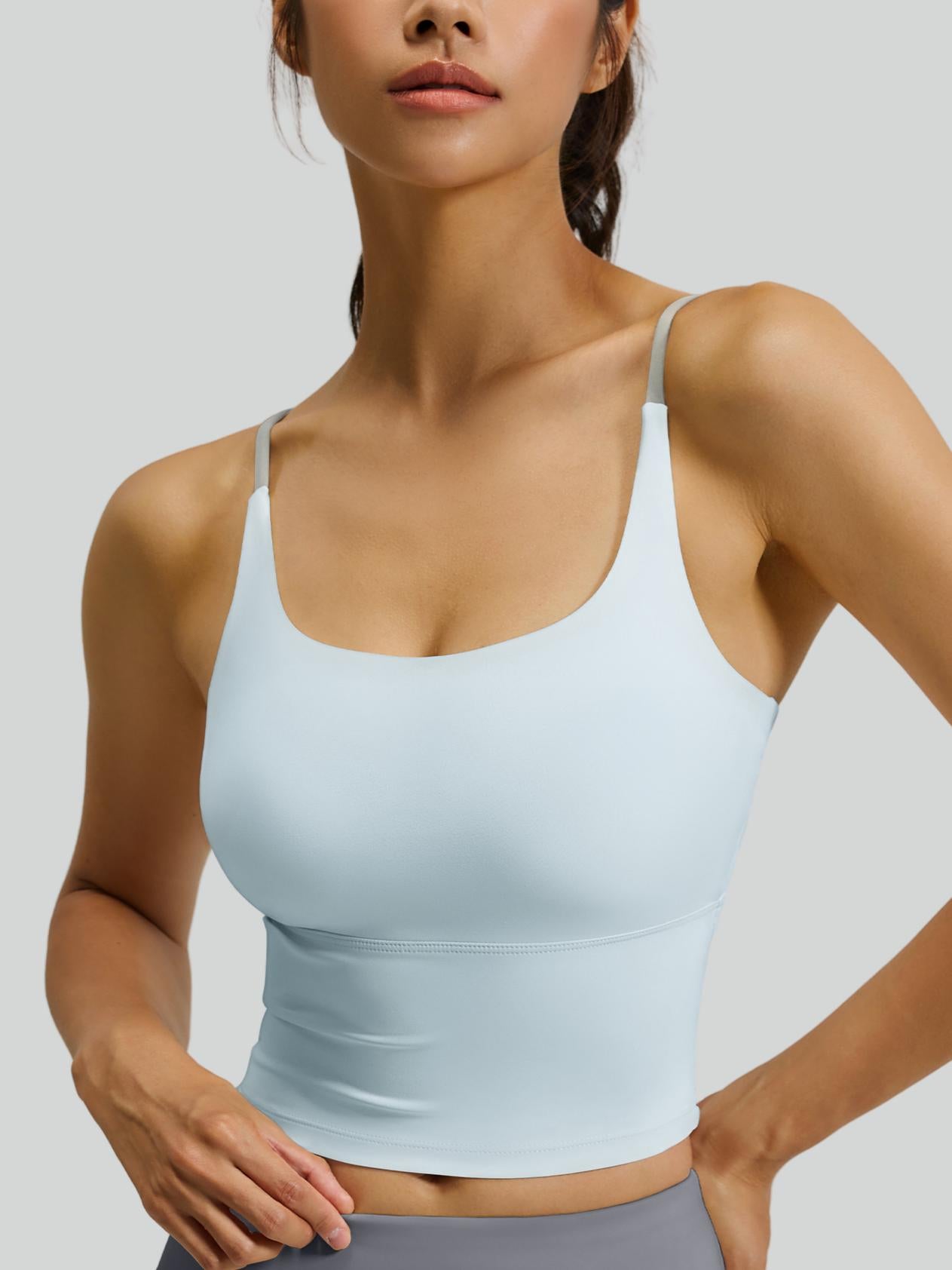 Eunfew Padded Naked-Feel Yoga Bra Tank Top EUNFEW