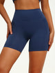 Eunfew Breathable High-Waist Yoga Shorts