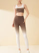 Eunfew Gradient Dip-Dye High Stretch Yoga Bra