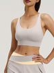 Eunfew Mesh Criss-Cross Yoga Sports Bra