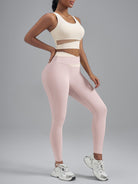 Eunfew High-Waisted Naked-Feel Elastic Yoga Pants EUNFEW