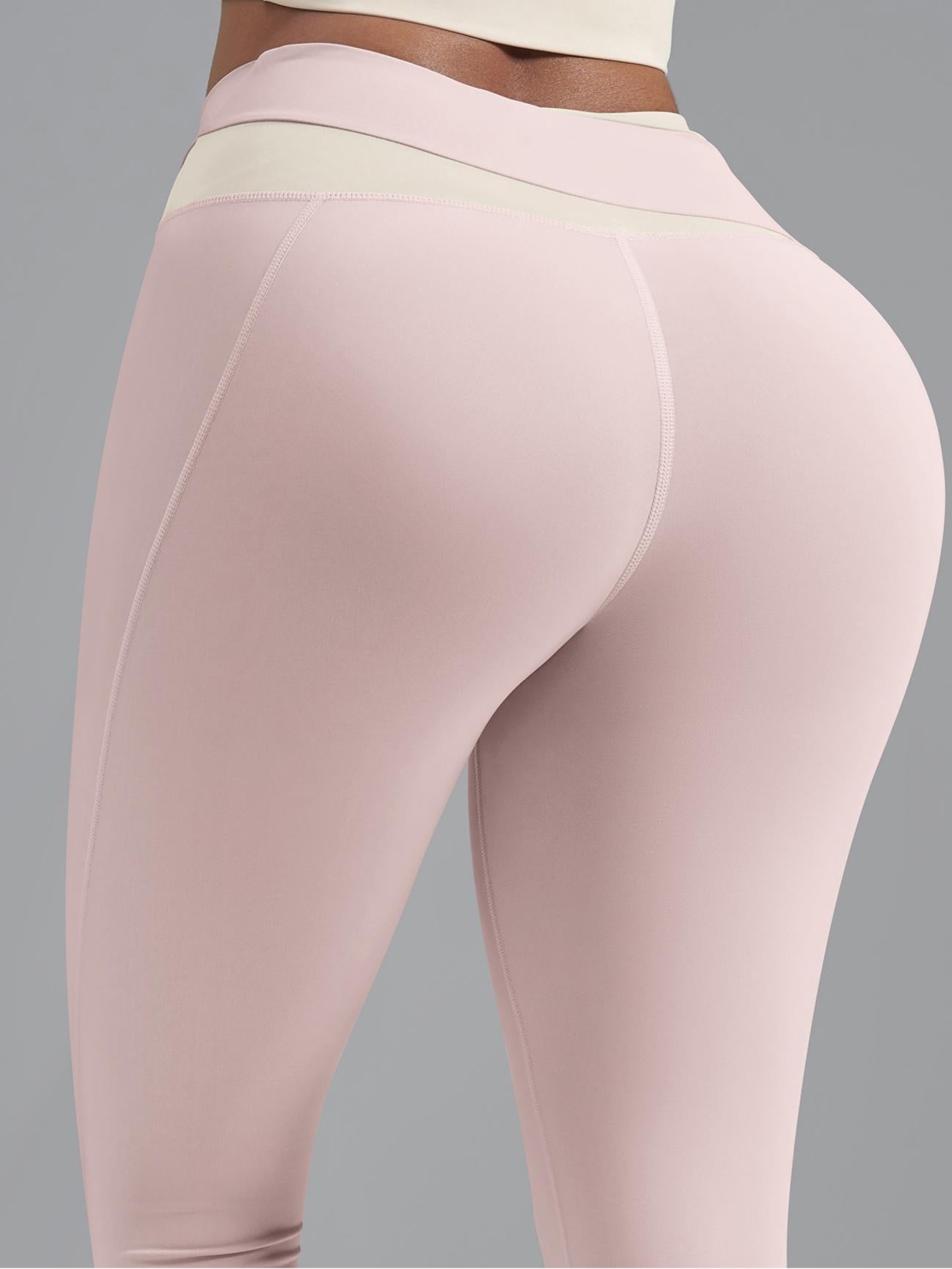 Eunfew High-Waisted Naked-Feel Elastic Yoga Pants EUNFEW