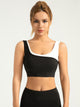 Eunfew Faux-Layer Two-Tone Yoga Bra