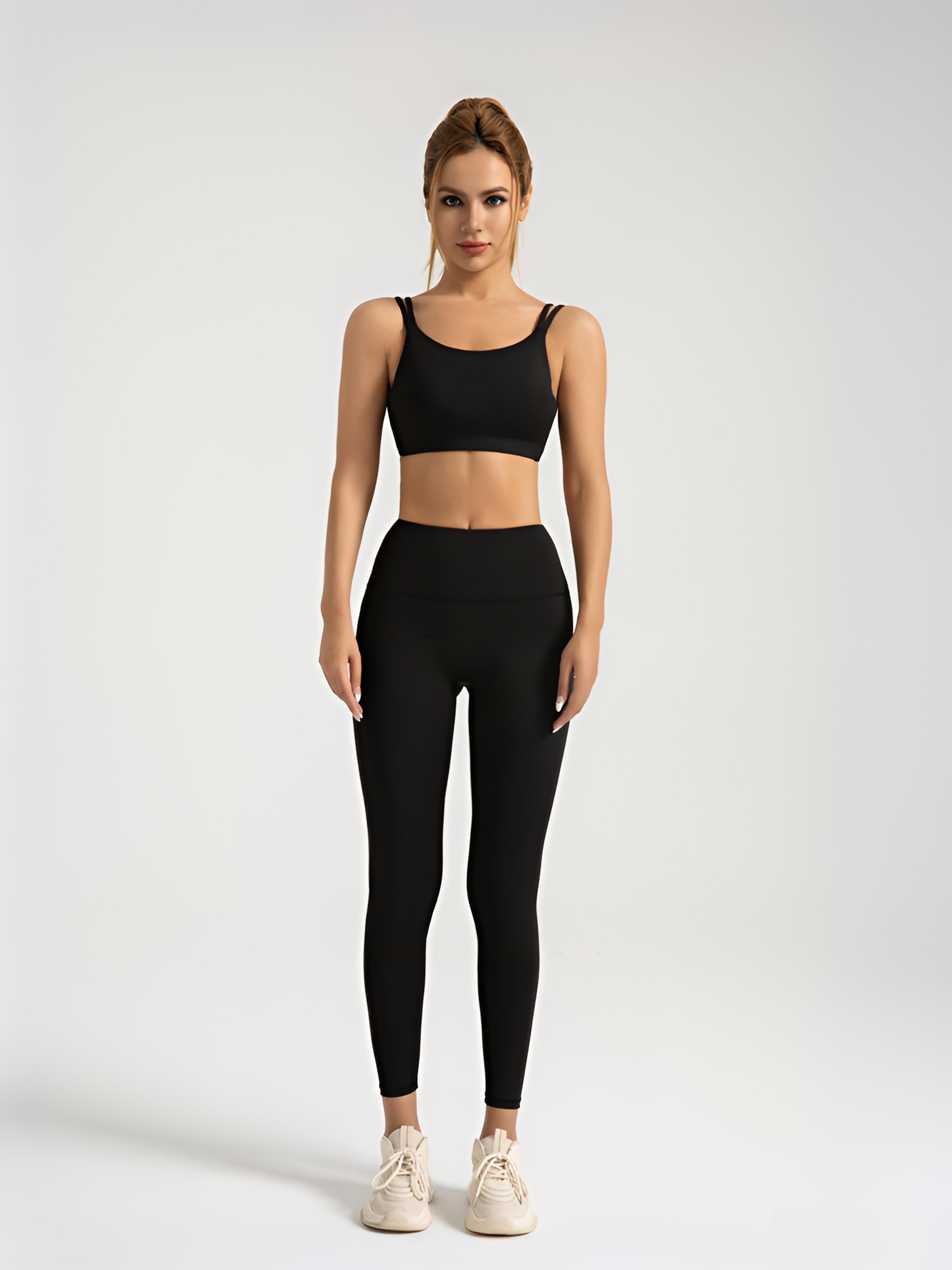 Eunfew Sensory-Free Elastic Peach Lift Yoga Pants EUNFEW