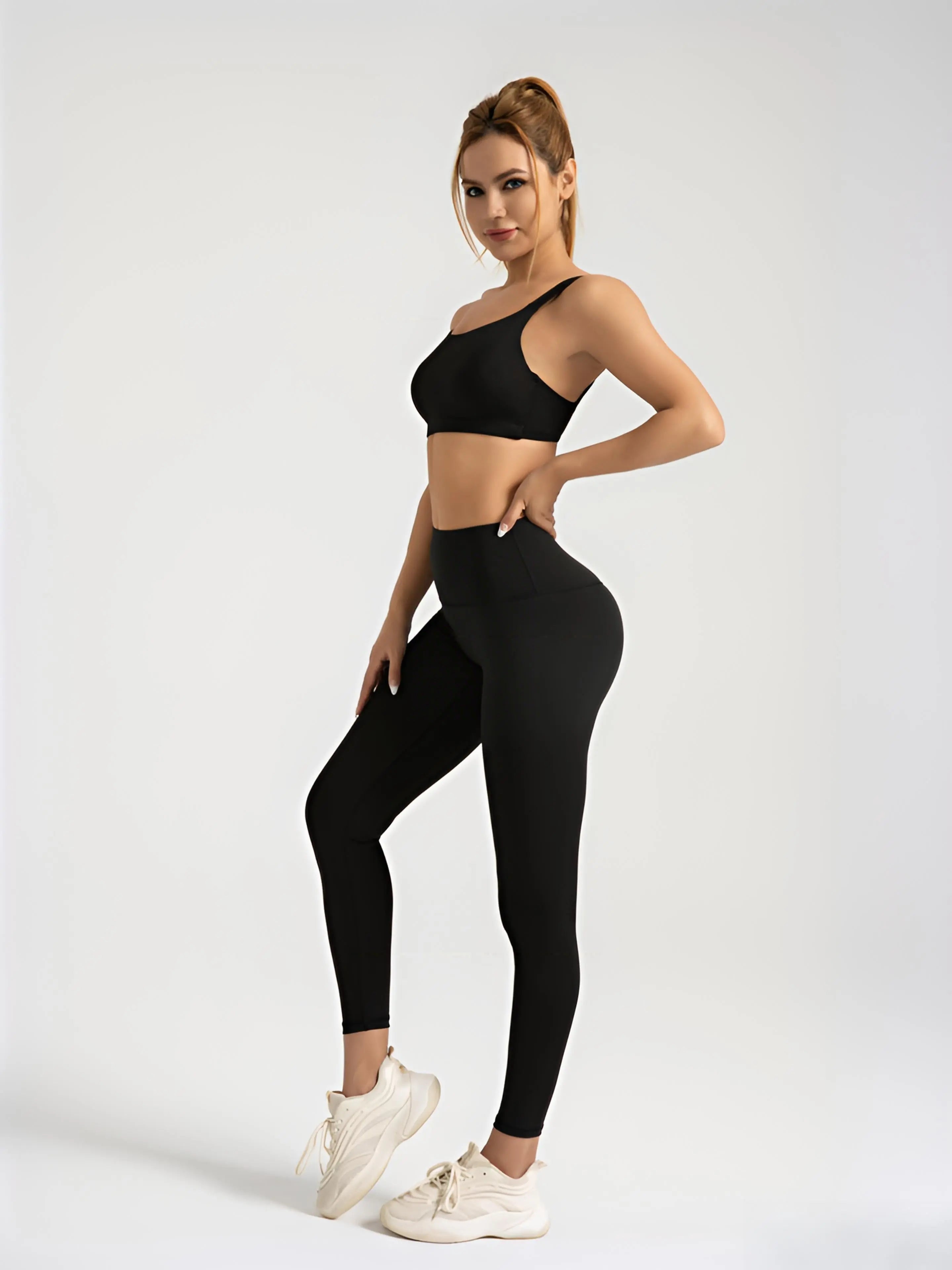 Eunfew Sensory-Free Elastic Peach Lift Yoga Pants EUNFEW
