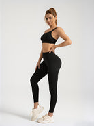 Eunfew Sensory-Free Elastic Peach Lift Yoga Pants EUNFEW