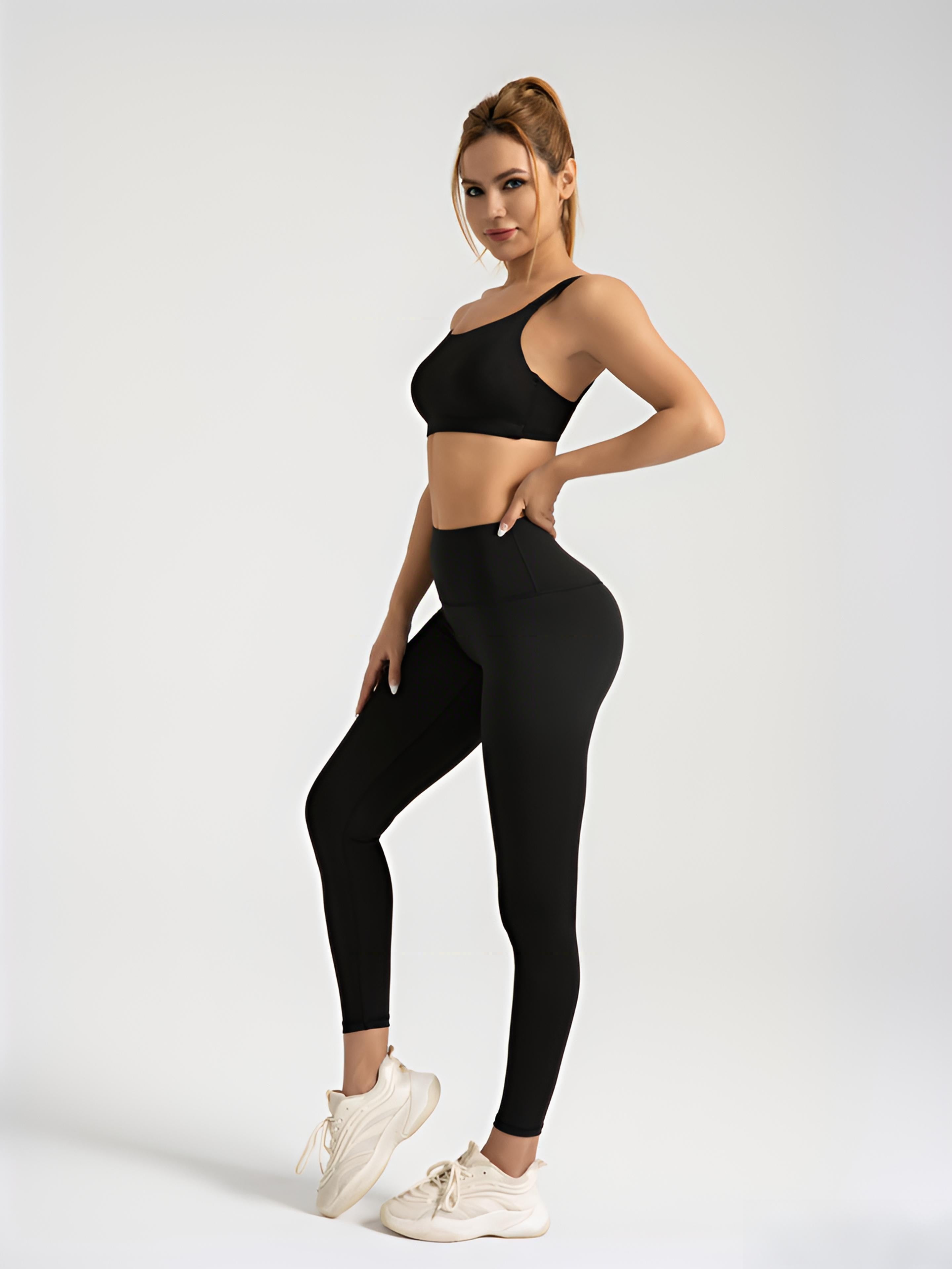 Eunfew Sensory-Free Elastic Peach Lift Yoga Pants EUNFEW