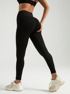 Eunfew Sensory-Free Elastic Peach Lift Yoga Pants EUNFEW