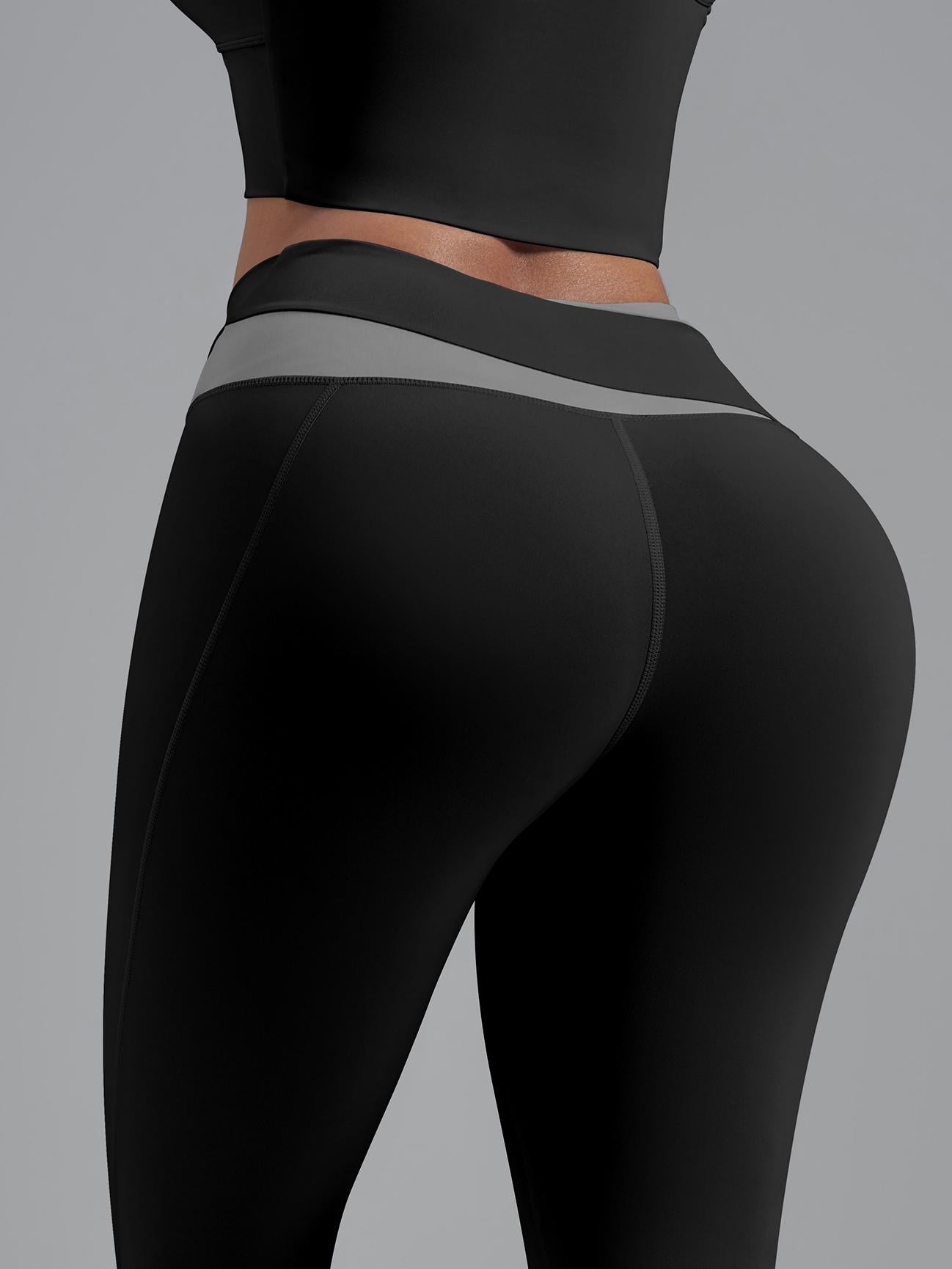 Eunfew High-Waisted Naked-Feel Elastic Yoga Pants EUNFEW