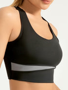 Ultra-Light Color-Block Yoga Bra | High Support Fitness Tank EUNFEW