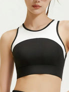 Eunfew Breathable Yoga Tank Top Fixed Cup Sports Bra EUNFEW