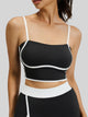 Eunfew Linear Contour Adjustable Yoga Sports Bra