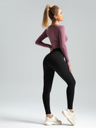 Eunfew Elastic Peach Lift Yoga Leggings EUNFEW