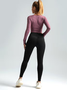 Eunfew Elastic Peach Lift Yoga Leggings EUNFEW